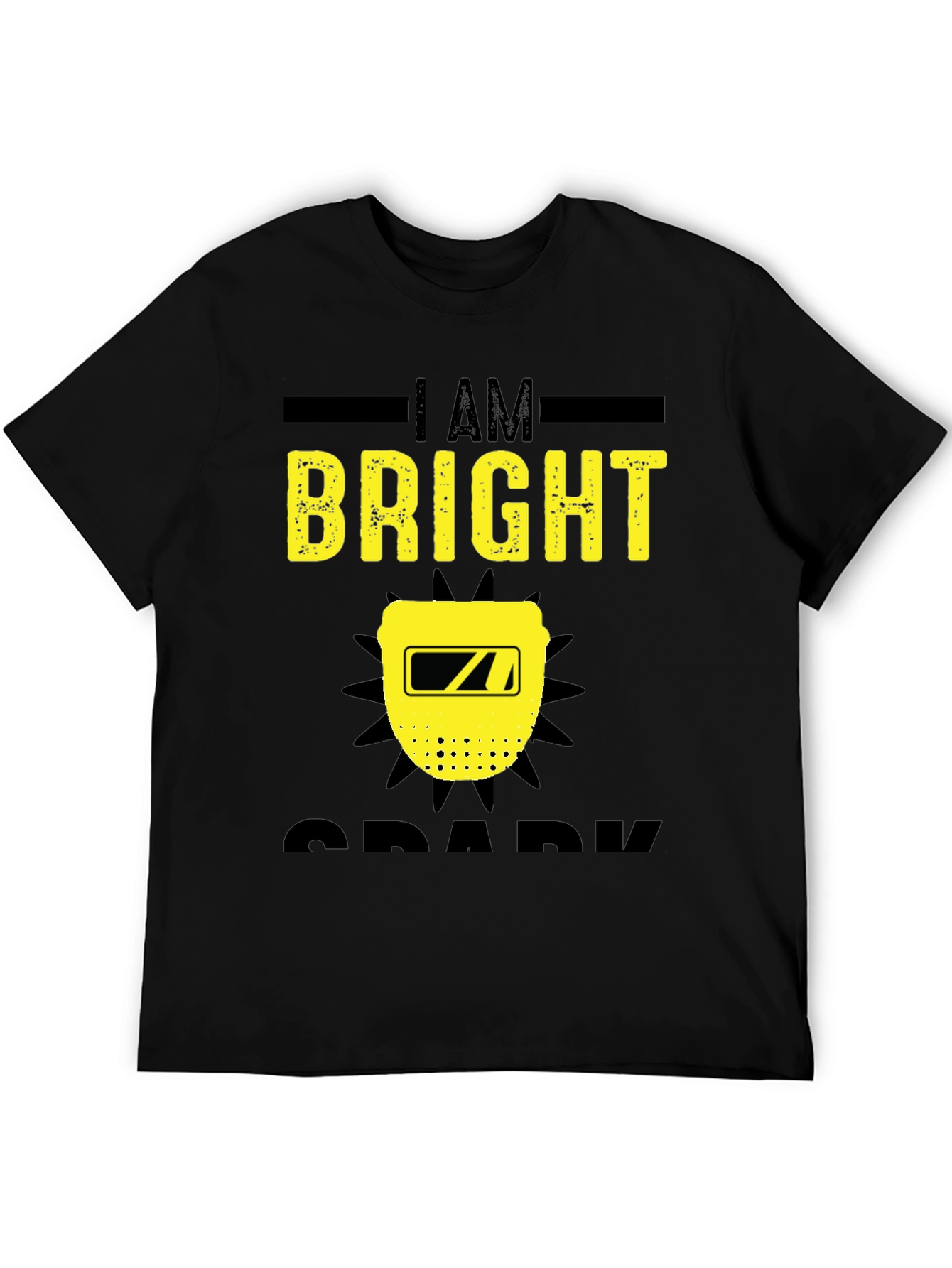 Bright Spark Welder T-Shirt - Black