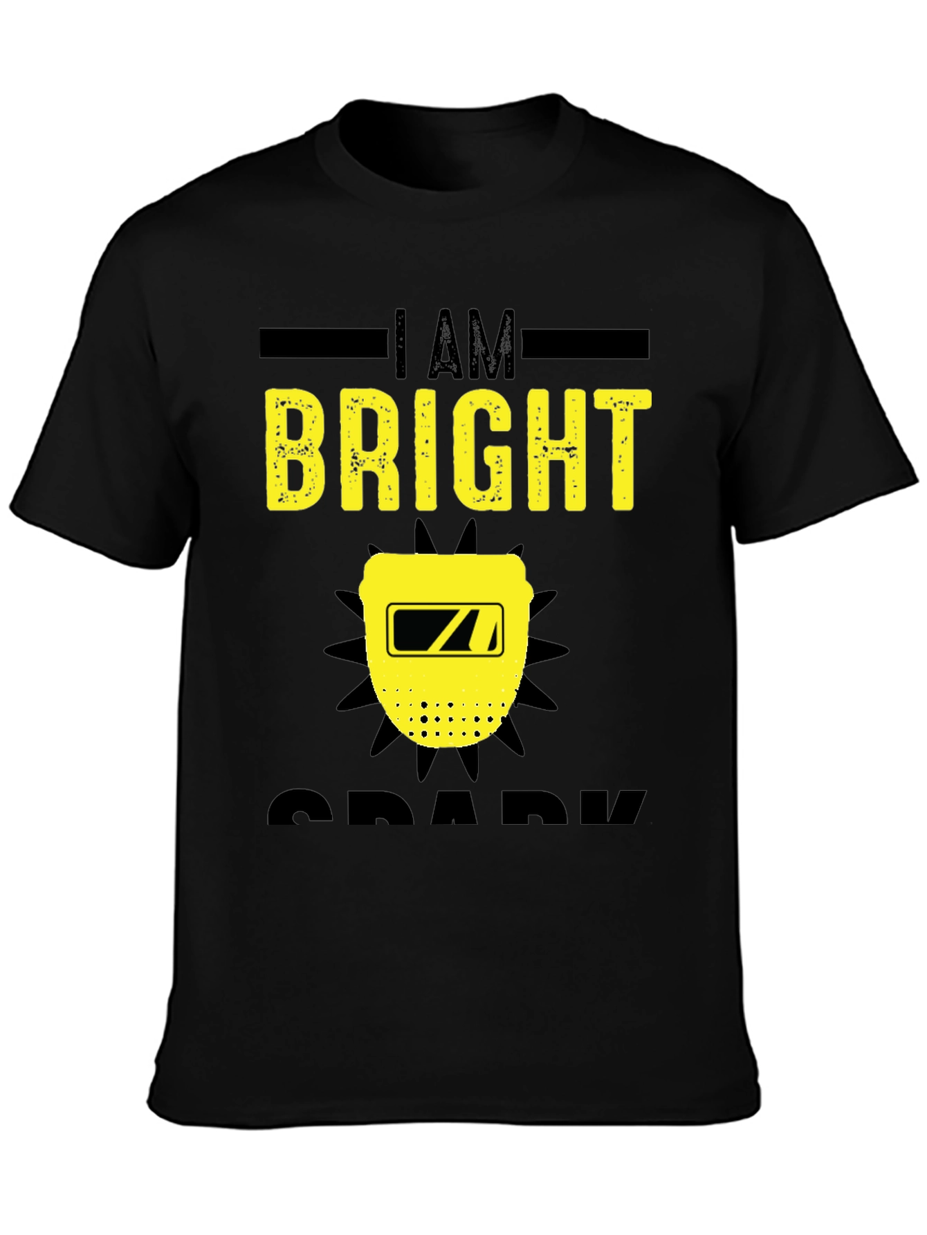 Bright Spark Welder T-Shirt - Black