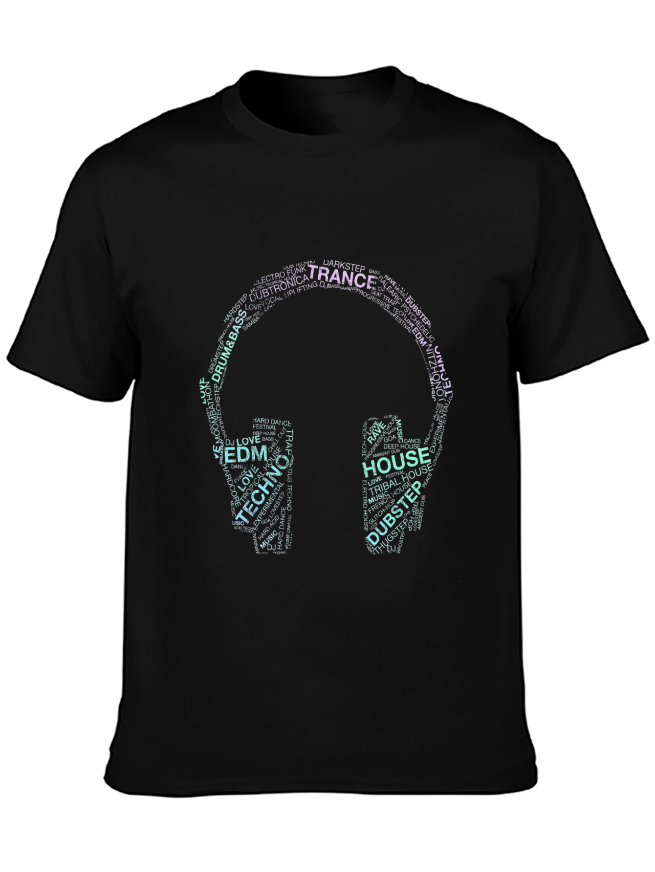Trance Music Word Art T-Shirt