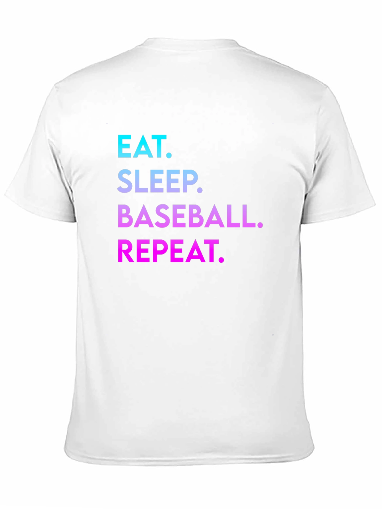 Eat Sleep Baseball Repeat Graphic Tee