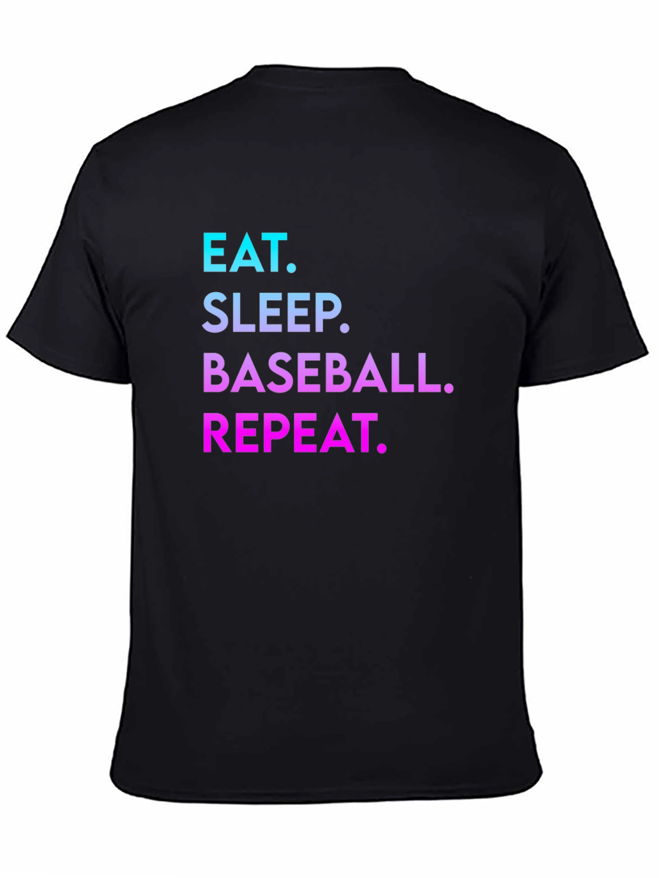 Eat Sleep Baseball Repeat Graphic Tee