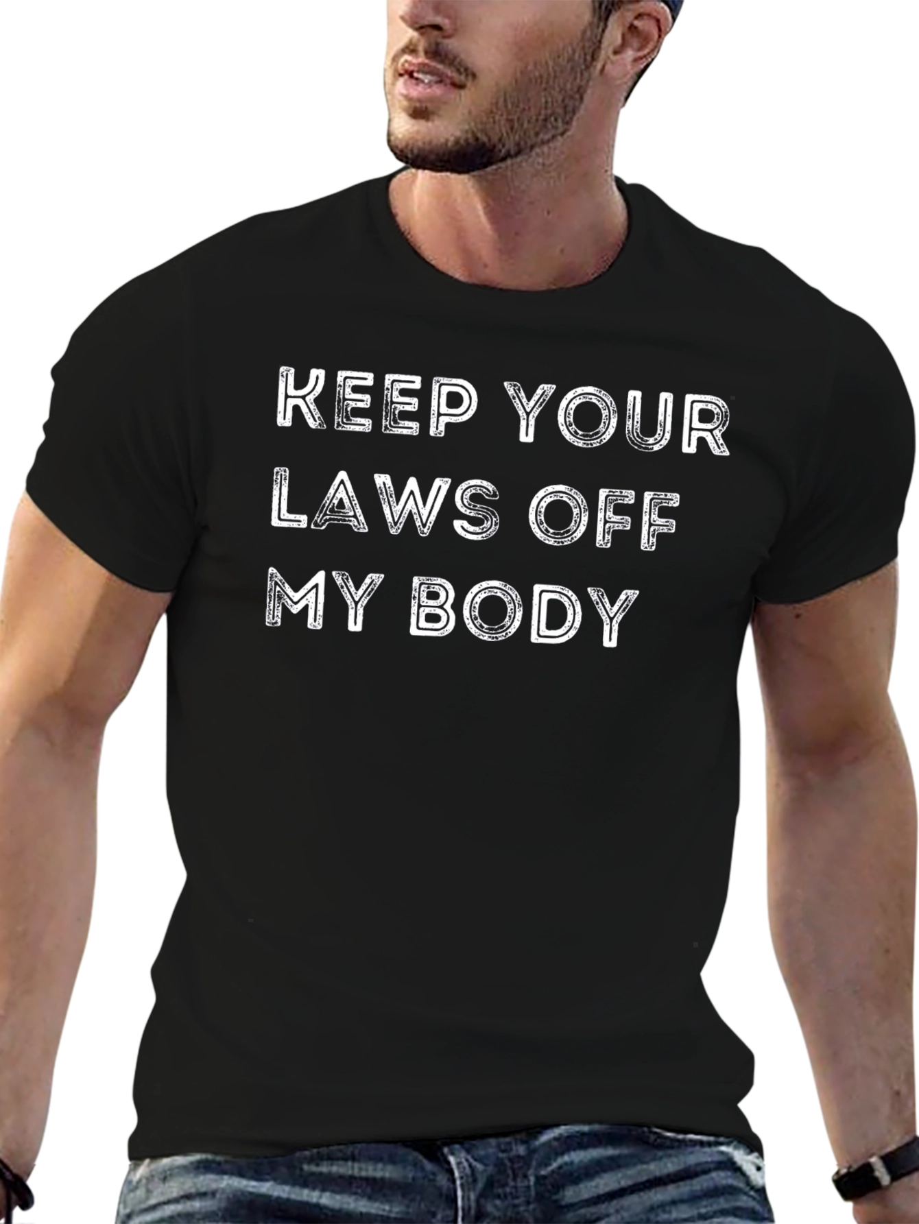 Keep Your Laws Off My Body T-Shirt - Black