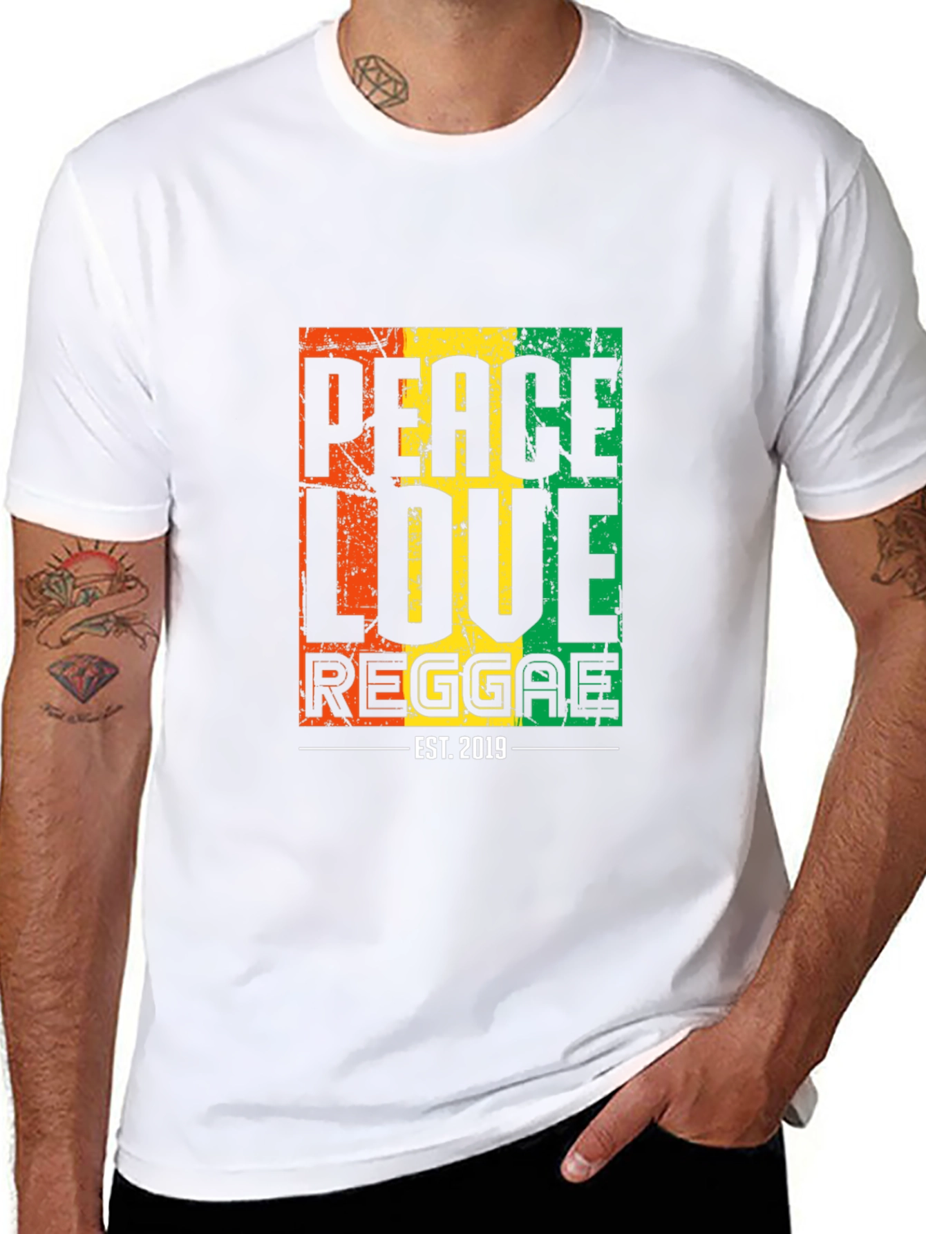 Peace Love Reggae T-Shirt - Est. 2019