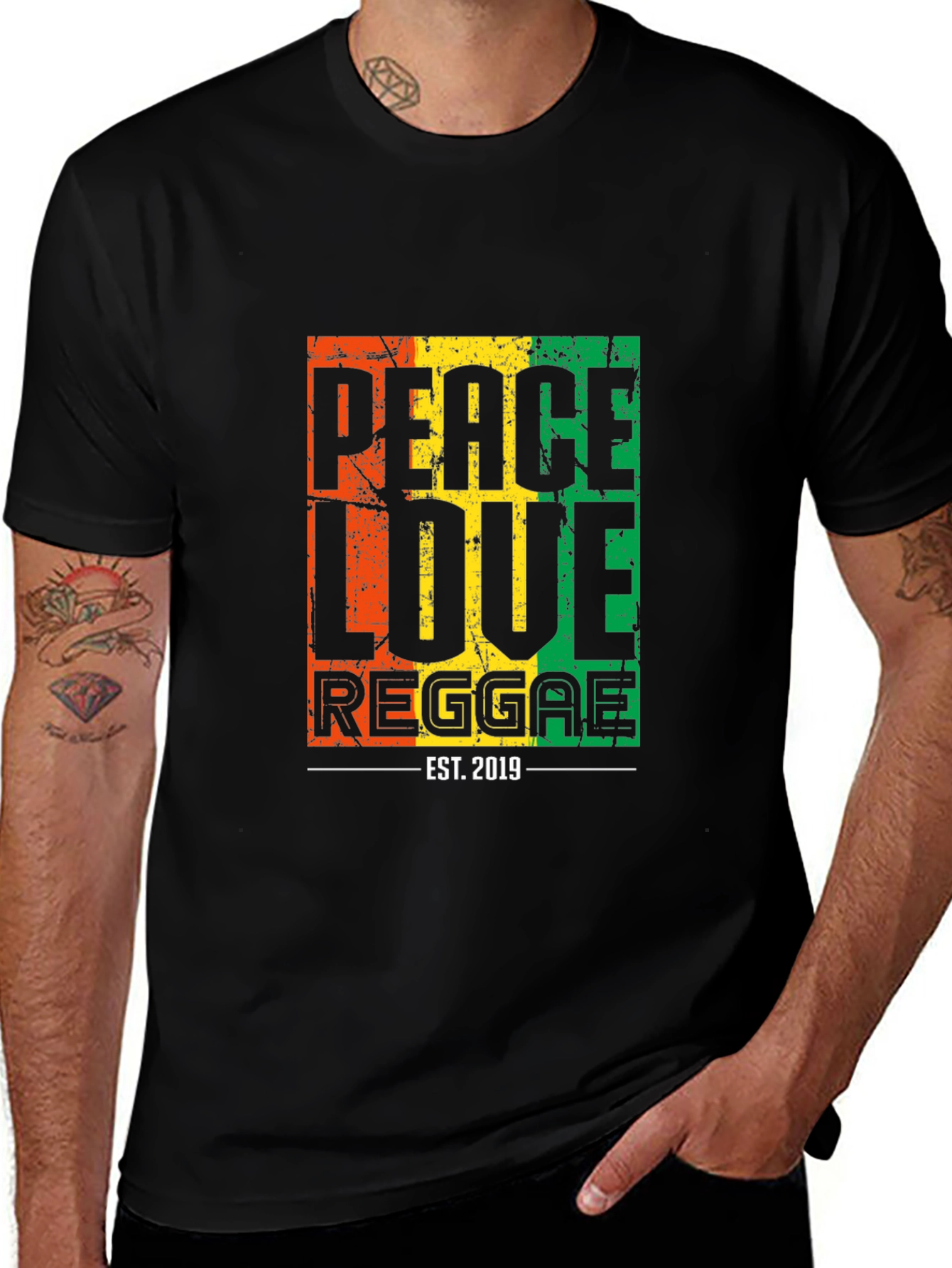 Peace Love Reggae T-Shirt - Est. 2019