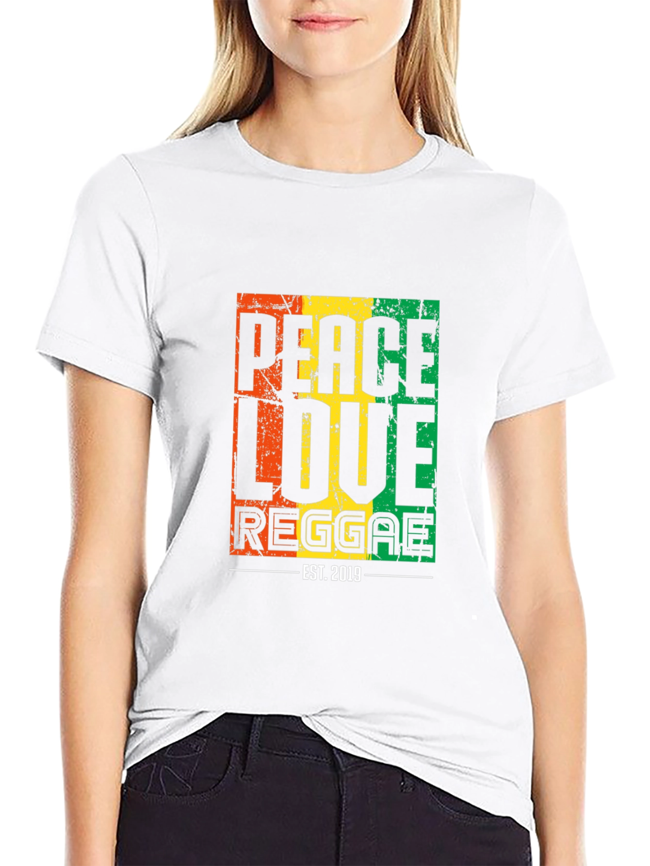 Peace Love Reggae T-Shirt - Est. 2019