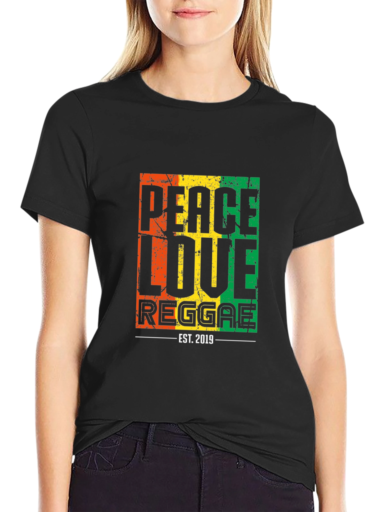 Peace Love Reggae T-Shirt - Est. 2019