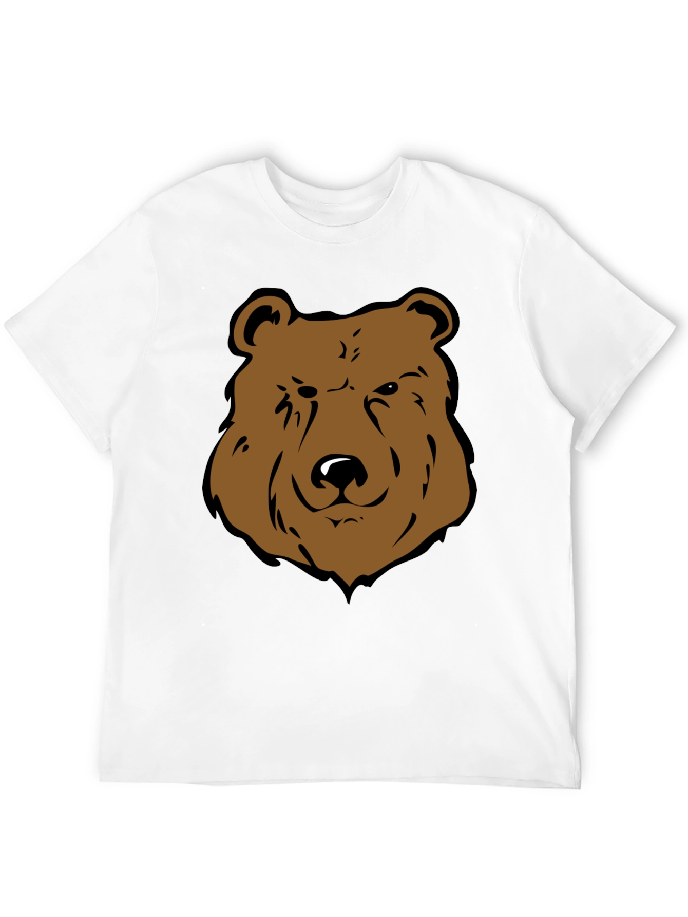 Cool Bear Graphic Tee - Black Cotton T-Shirt