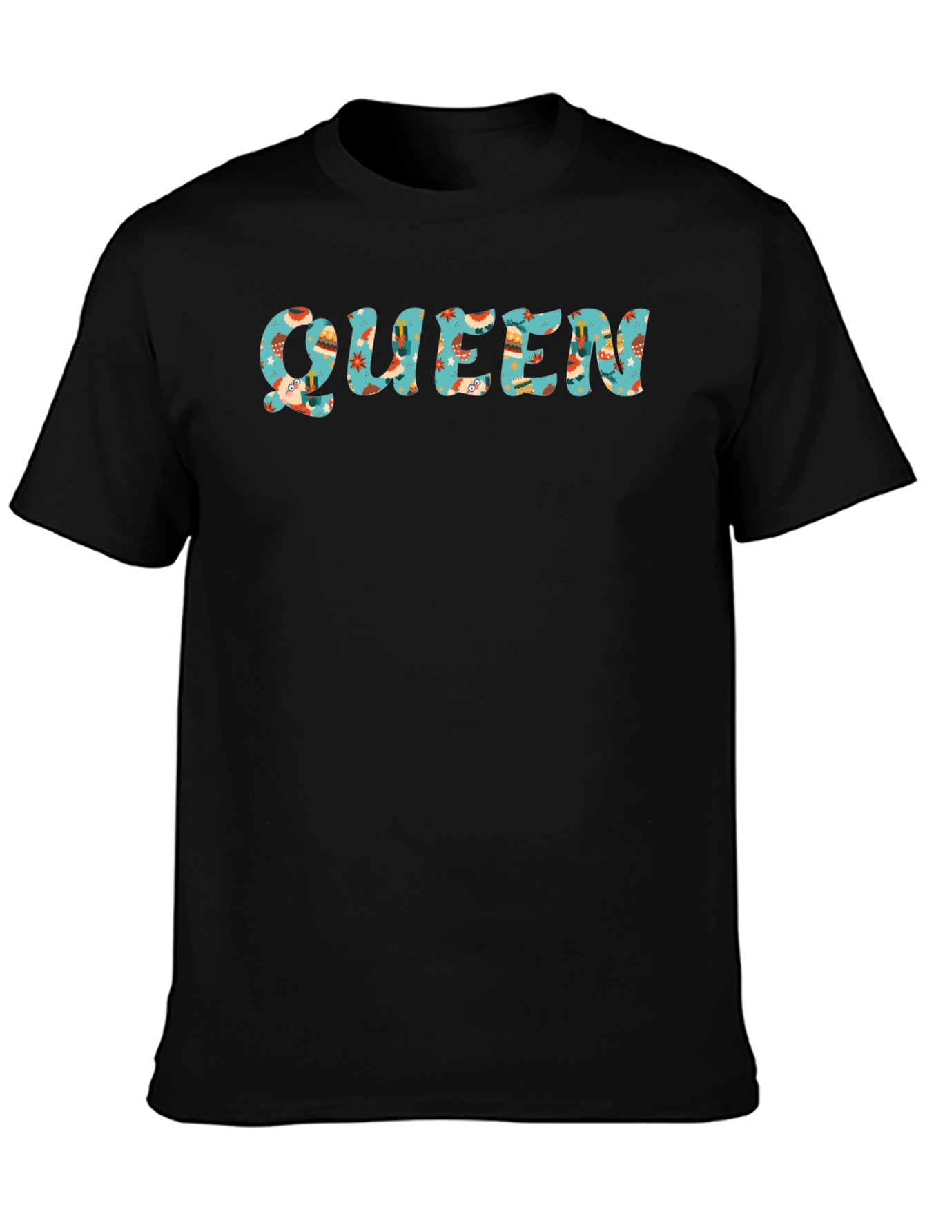 Queen Patterned Graphic Tee - Mens