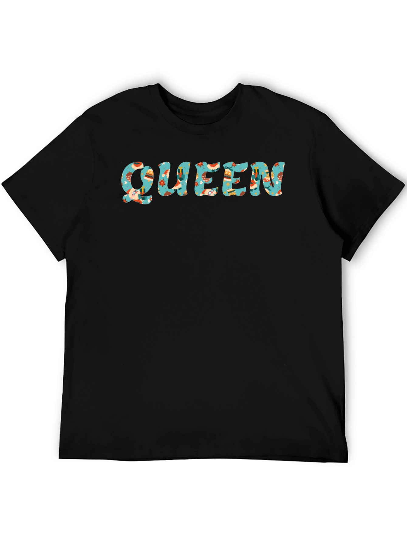 Queen Patterned Graphic Tee - Mens