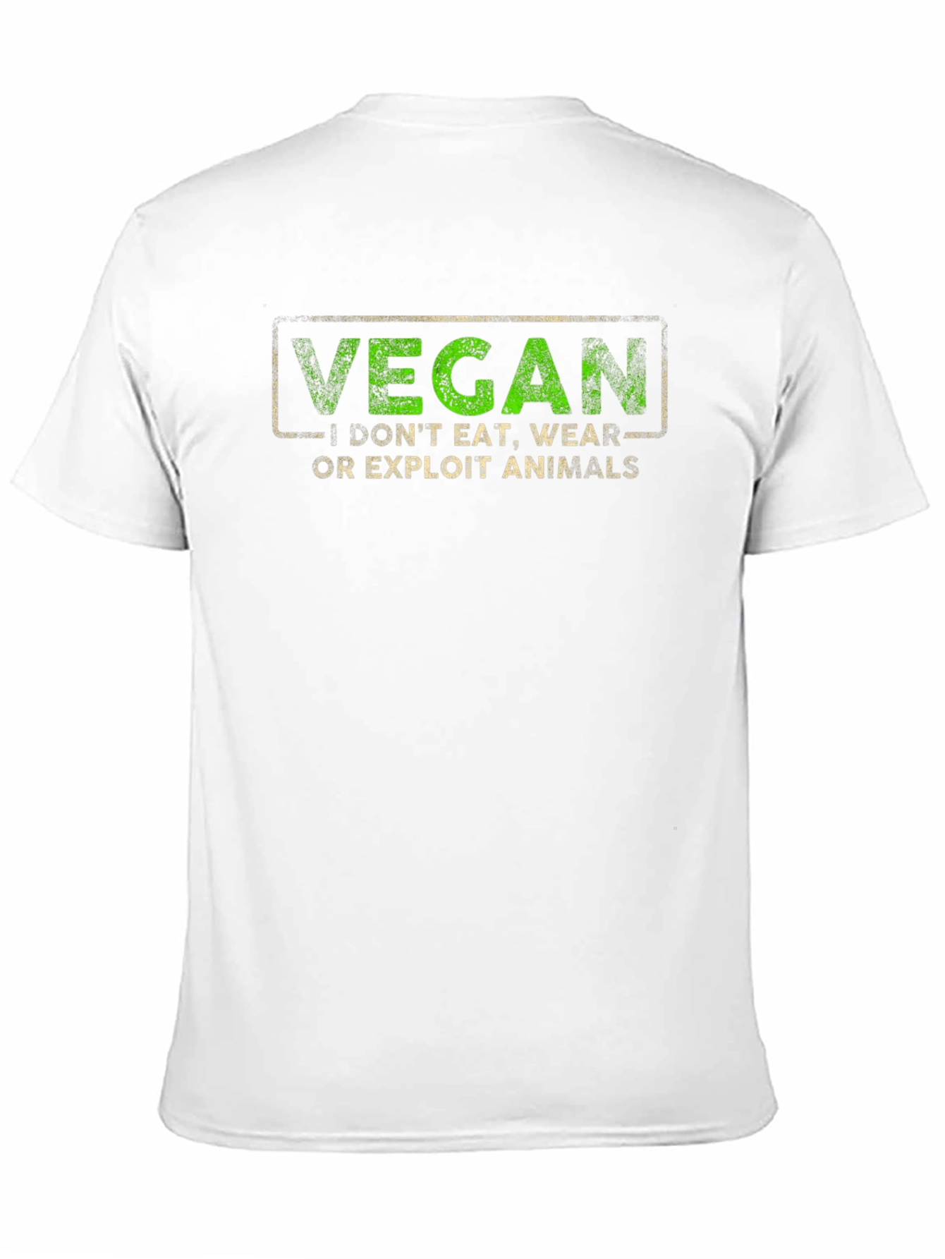 Vegan Statement Graphic Tee - Animal Rights Activist Shirt