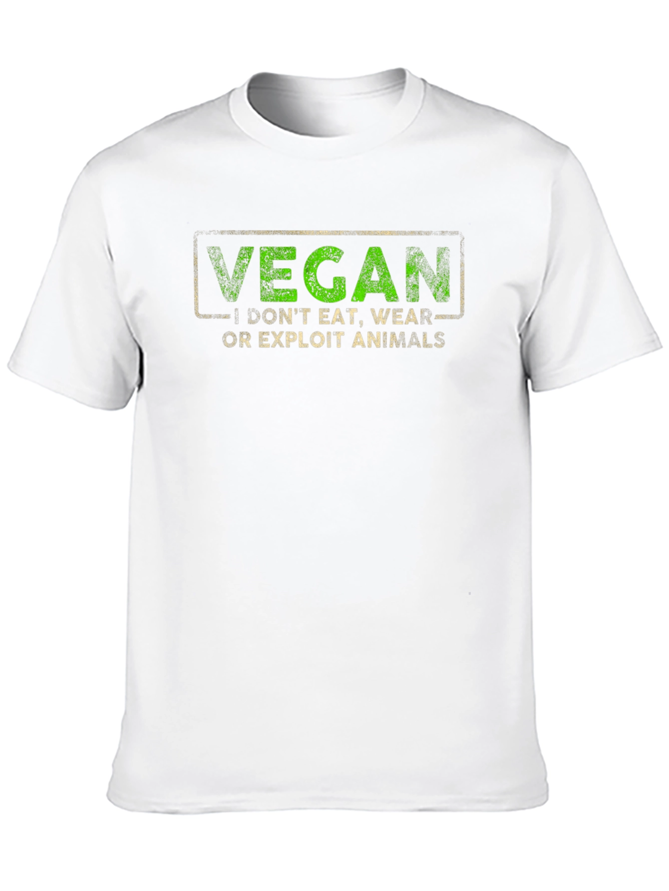 Vegan Statement Graphic Tee - Animal Rights Activist Shirt