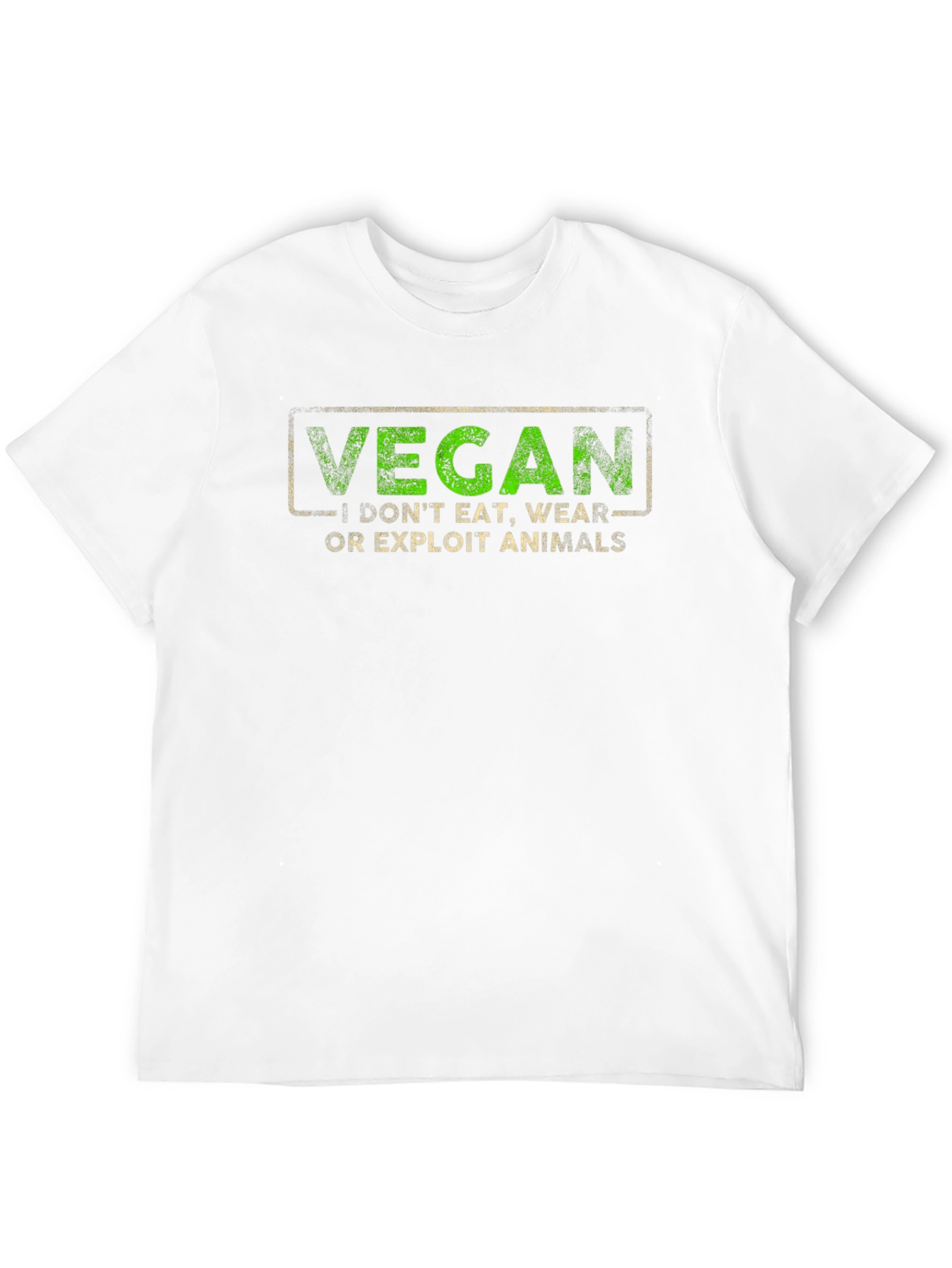 Vegan Statement Graphic Tee - Animal Rights Activist Shirt