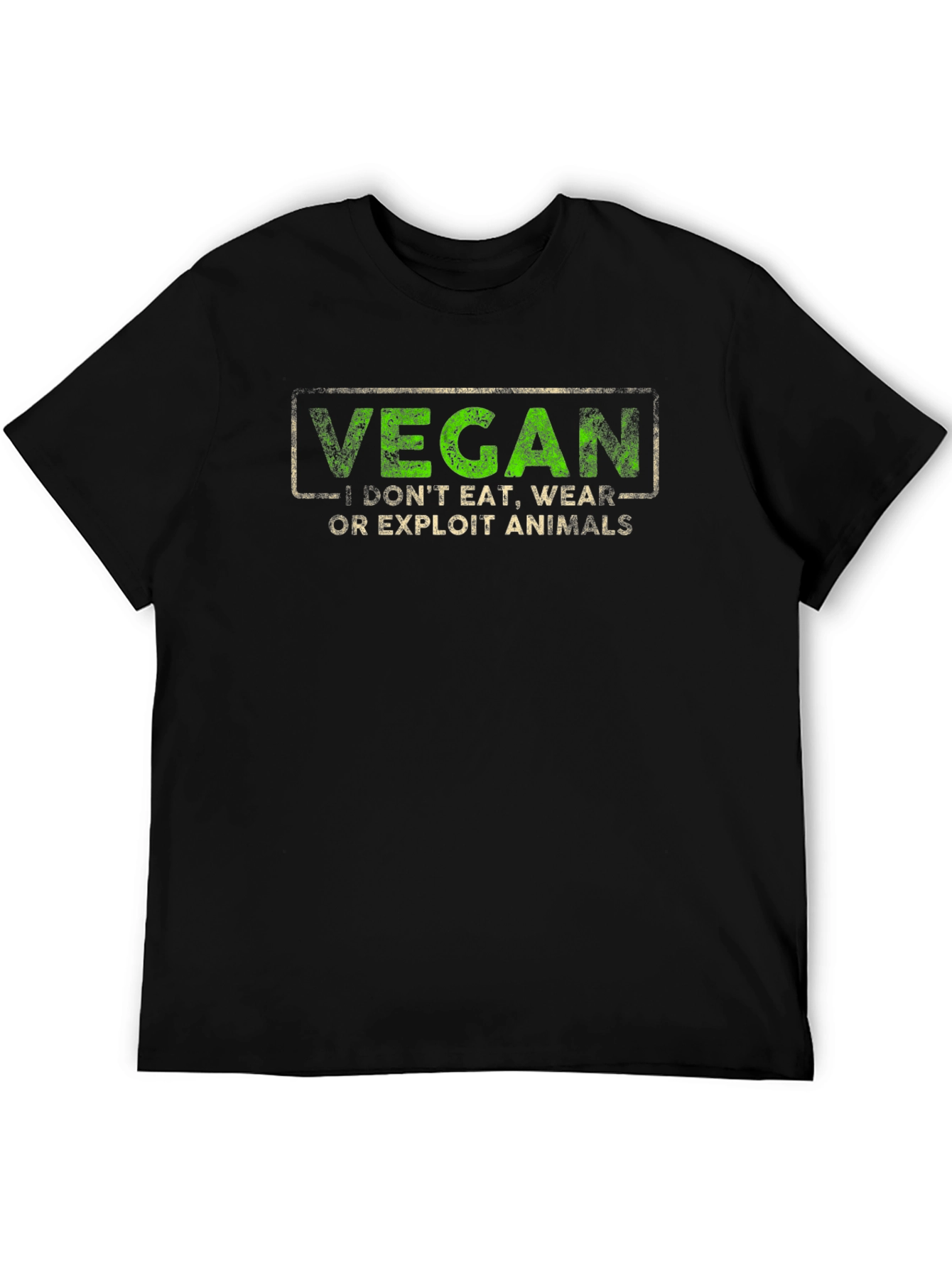 Vegan Statement Graphic Tee - Animal Rights Activist Shirt