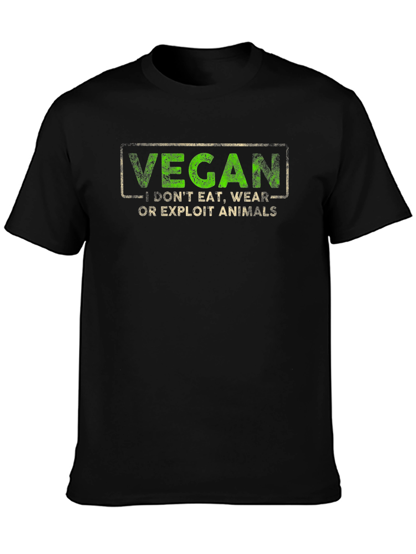 Vegan Statement Graphic Tee - Animal Rights Activist Shirt
