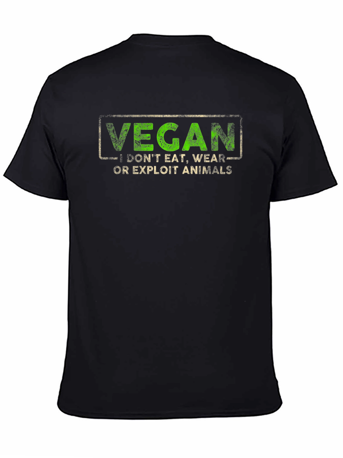 Vegan Statement Graphic Tee - Animal Rights Activist Shirt