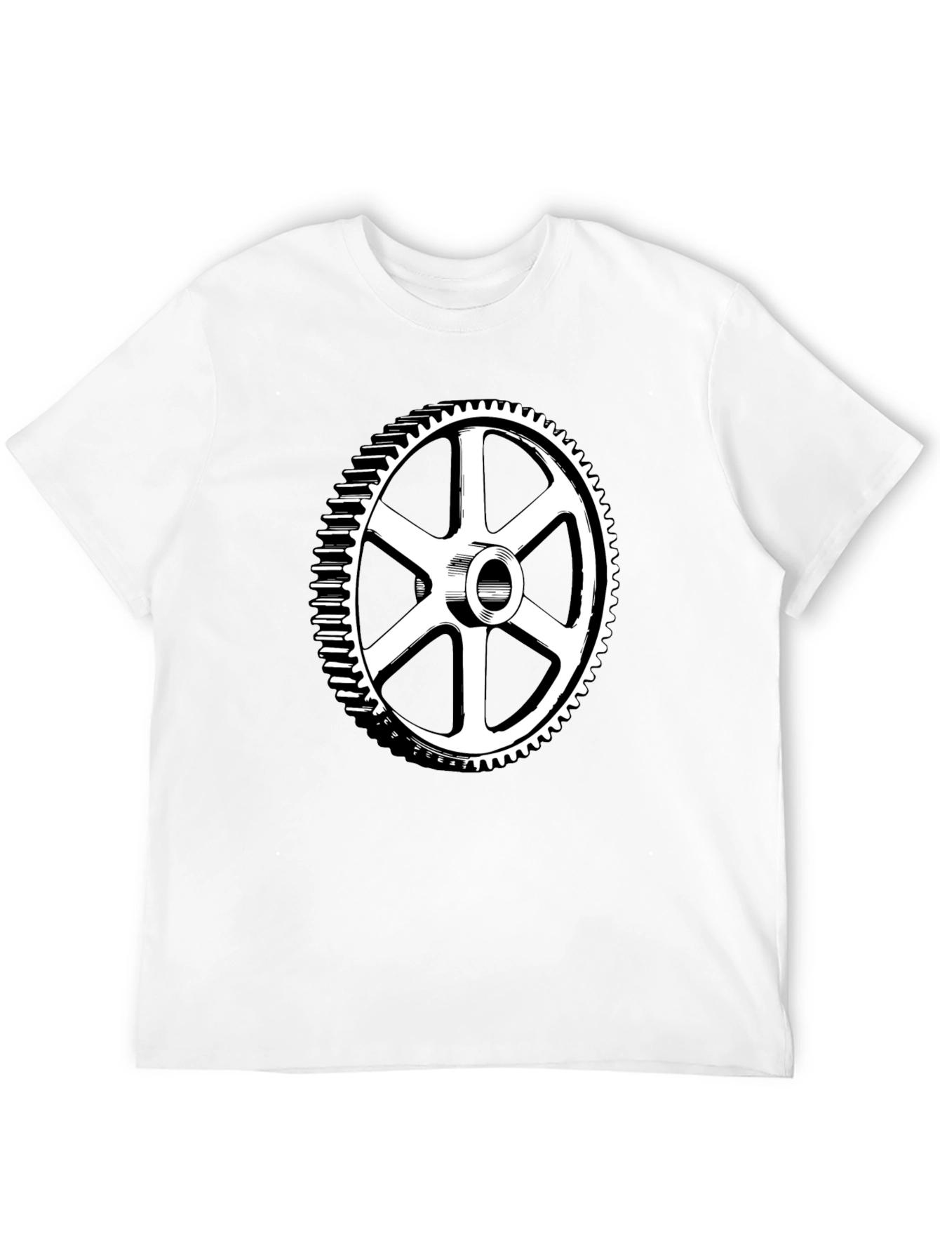 Gear Graphic Black T-Shirt