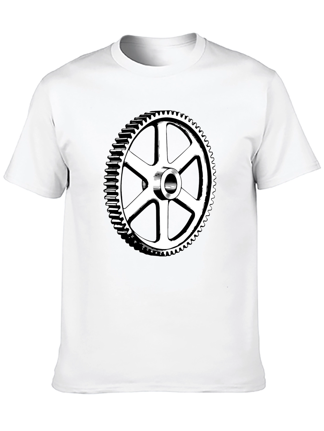 Gear Graphic Black T-Shirt