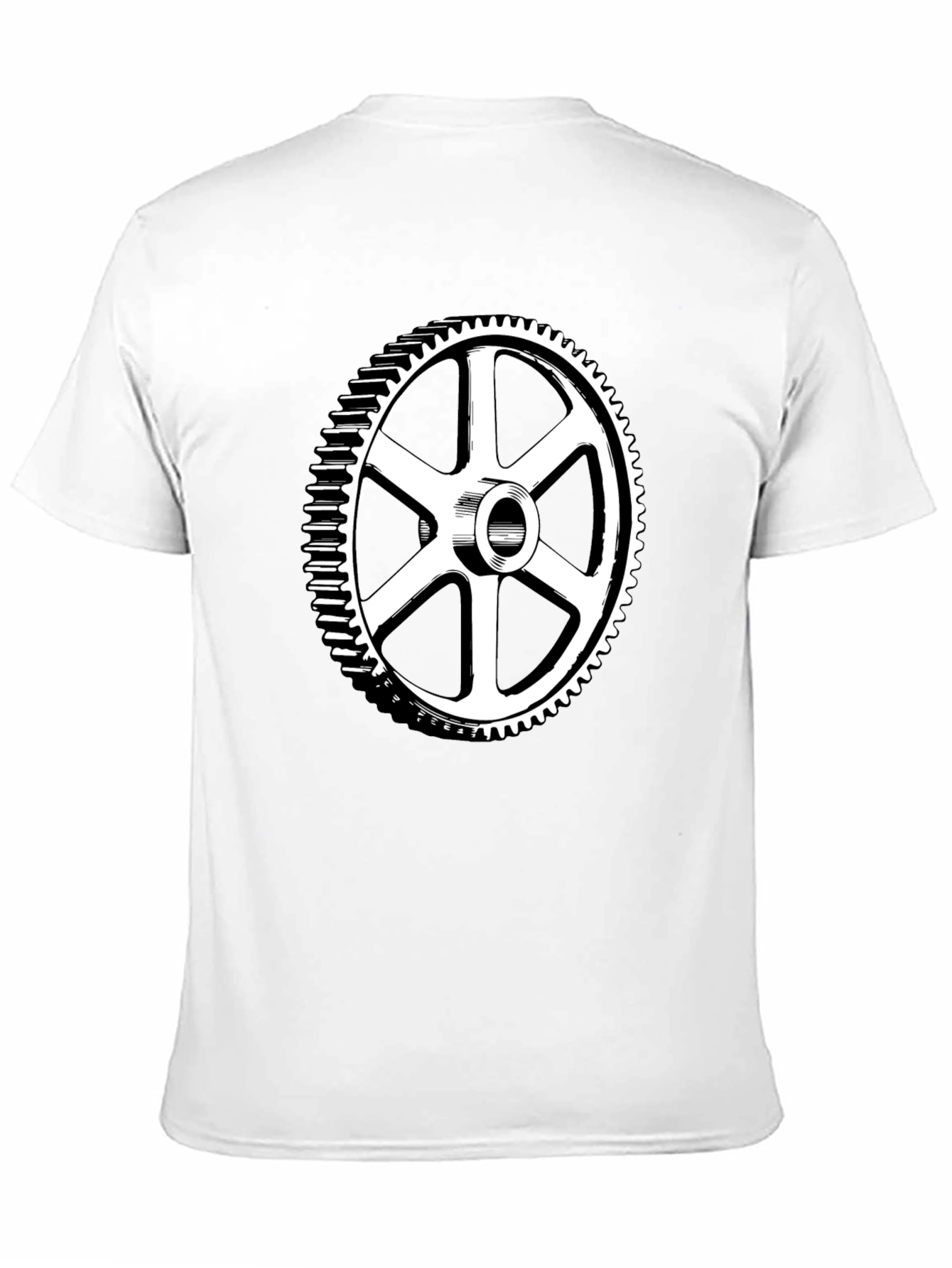 Gear Graphic Black T-Shirt
