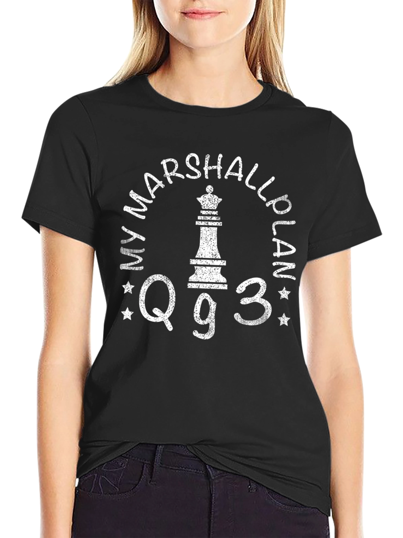 Chess T-Shirt - Marshall Plan Q g3