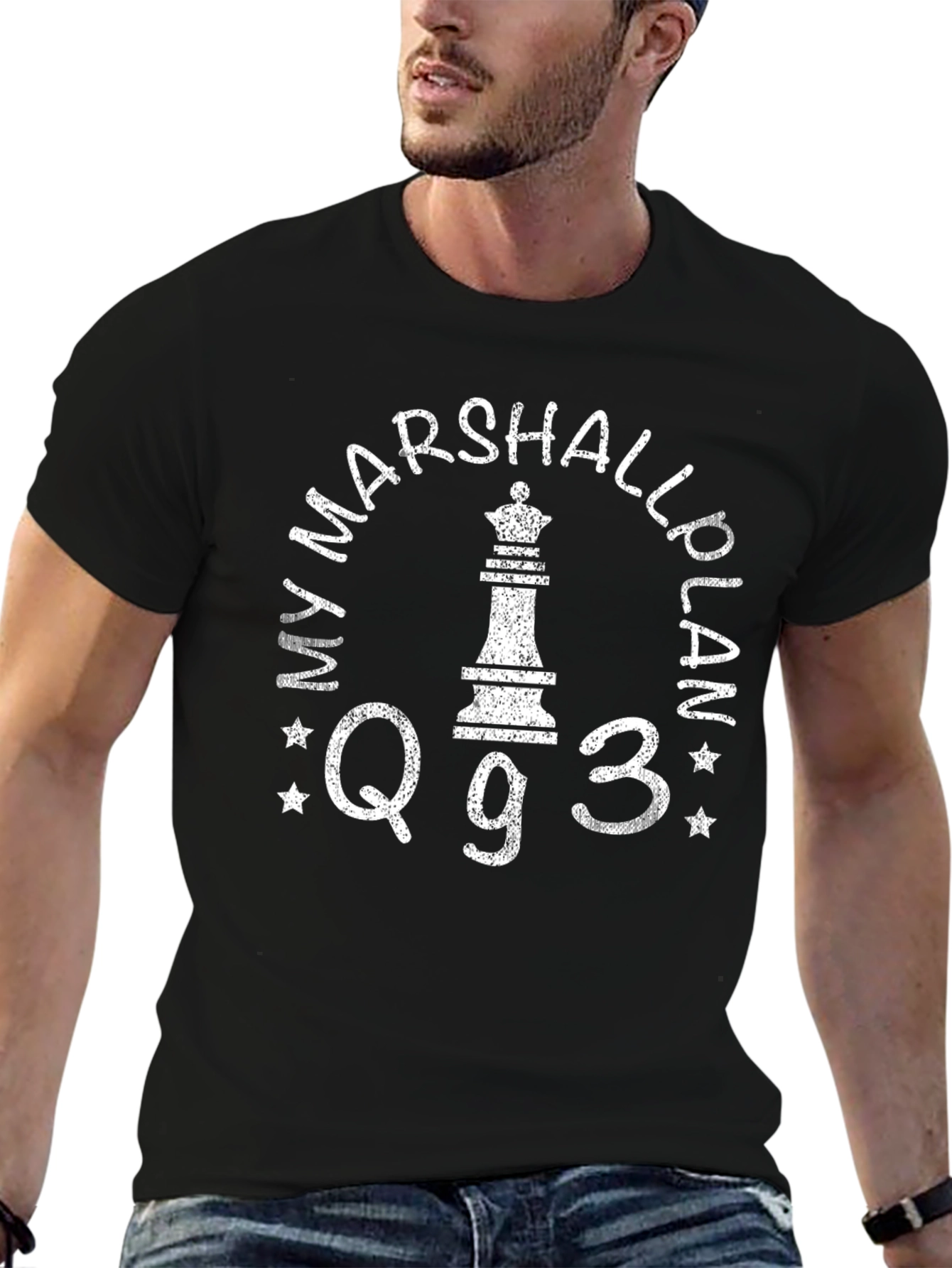 Chess T-Shirt - Marshall Plan Q g3
