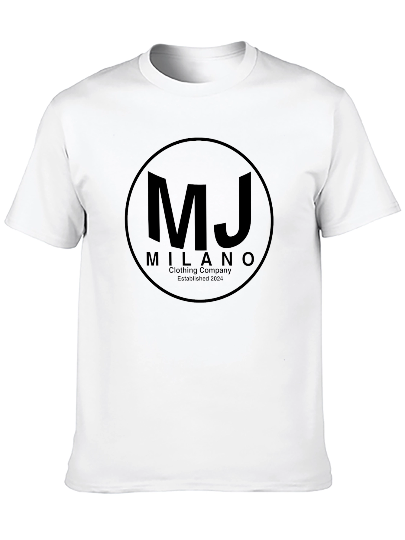 MJ Milano Black T-Shirt - Modern Style