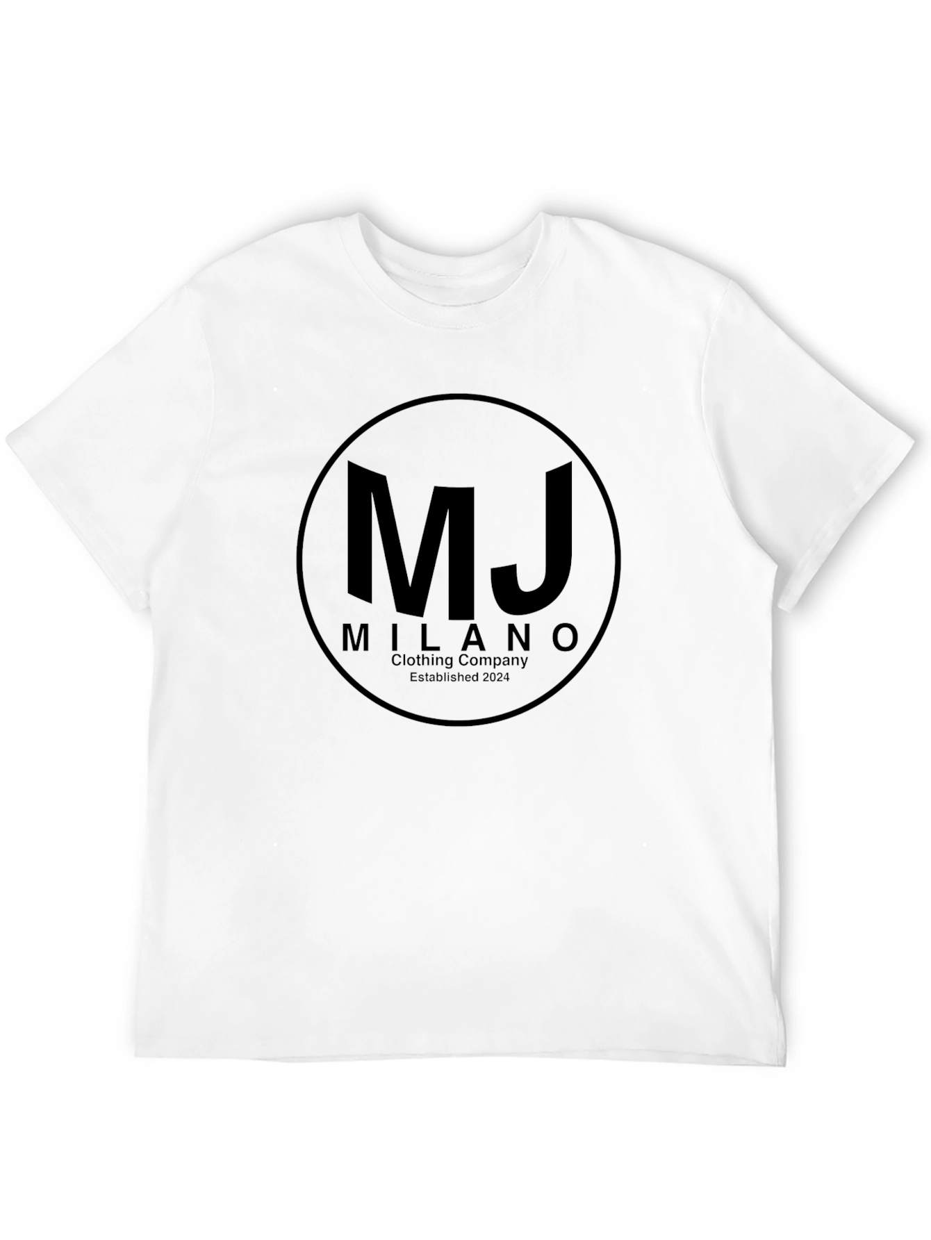 MJ Milano Black T-Shirt - Modern Style