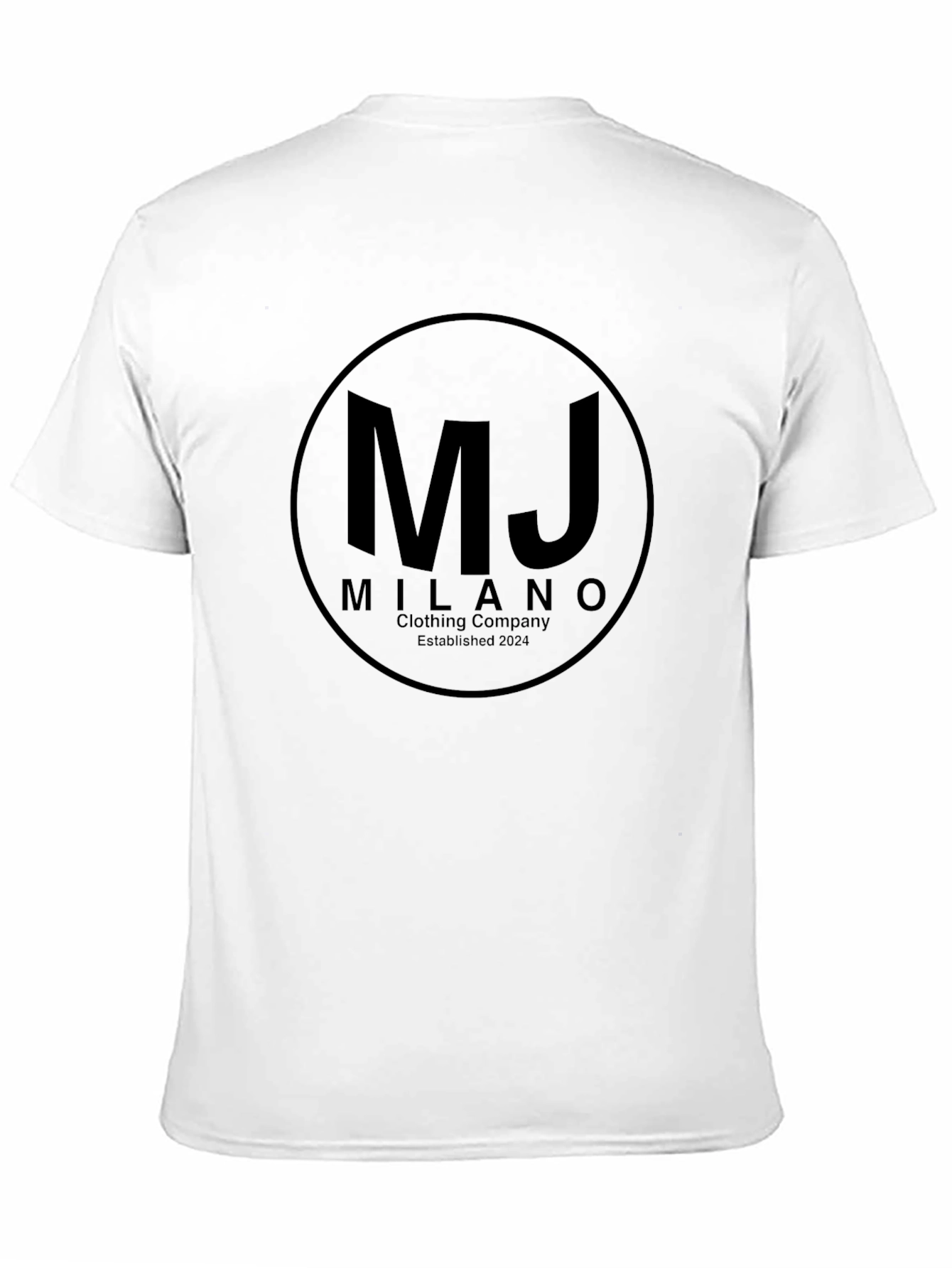 MJ Milano Black T-Shirt - Modern Style