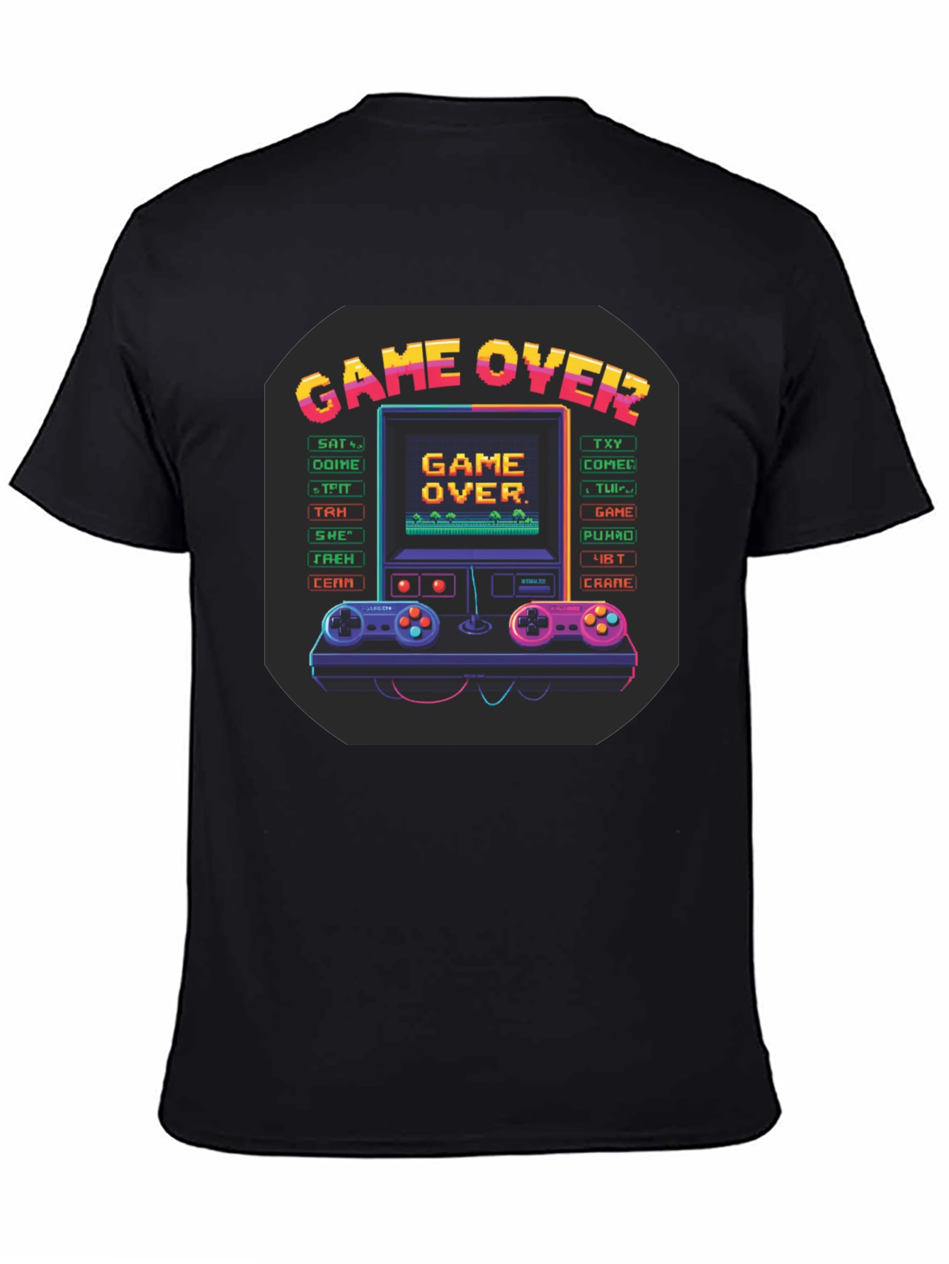 Retro Game Over Graphic T-Shirt - Gamer Tee