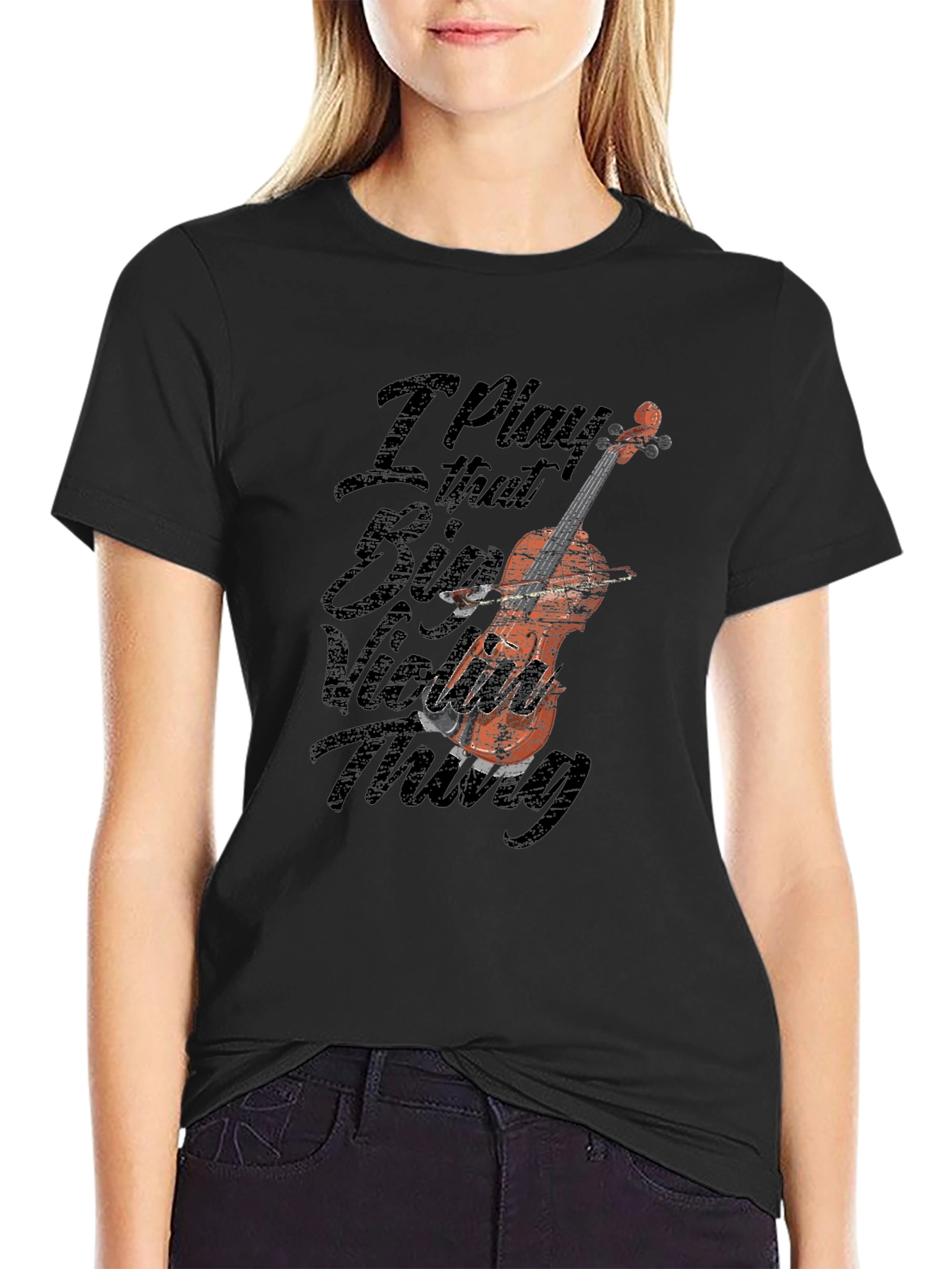 I Play That Big Violin Thing Graphic Tee
