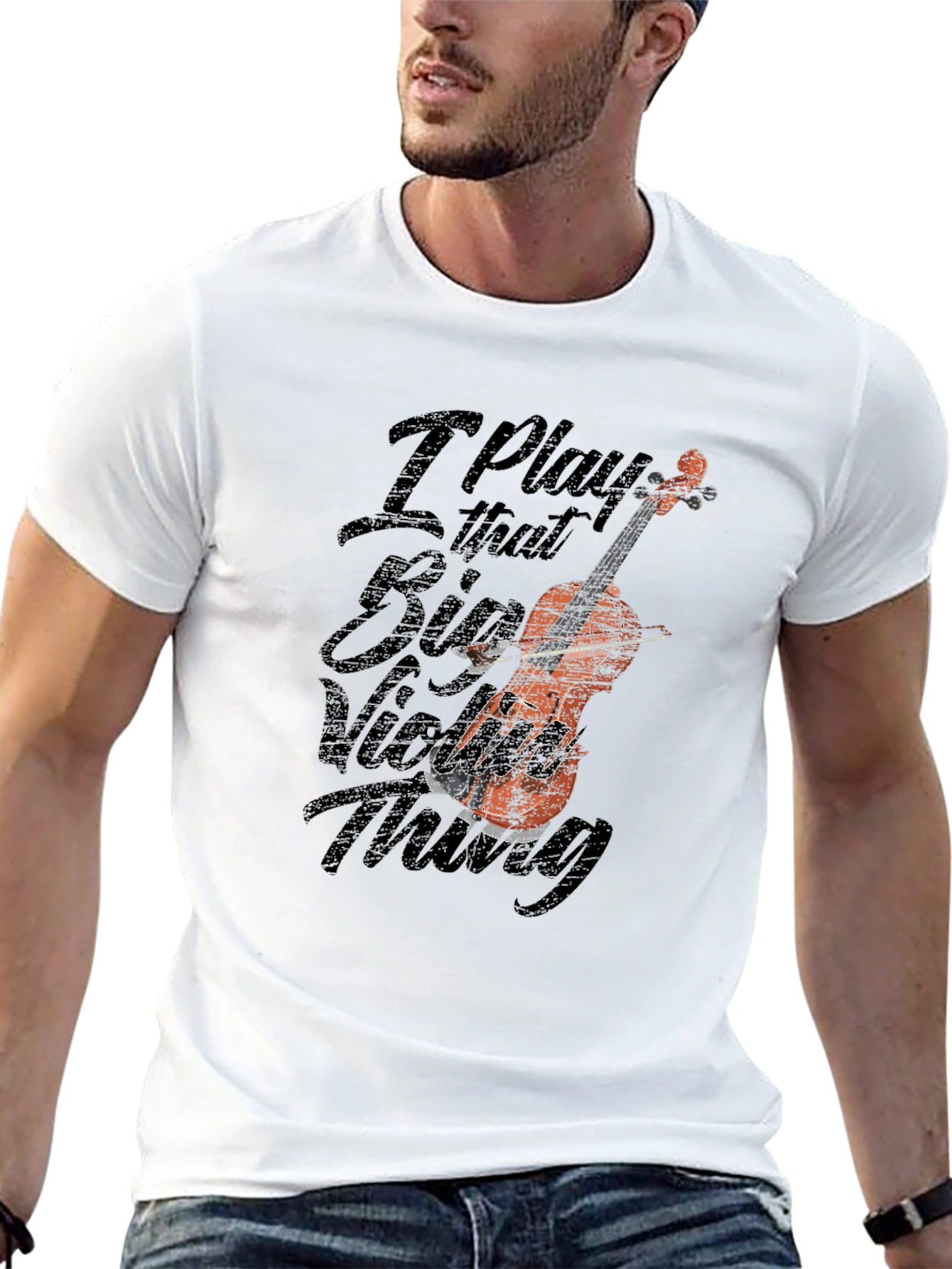 I Play That Big Violin Thing Graphic Tee