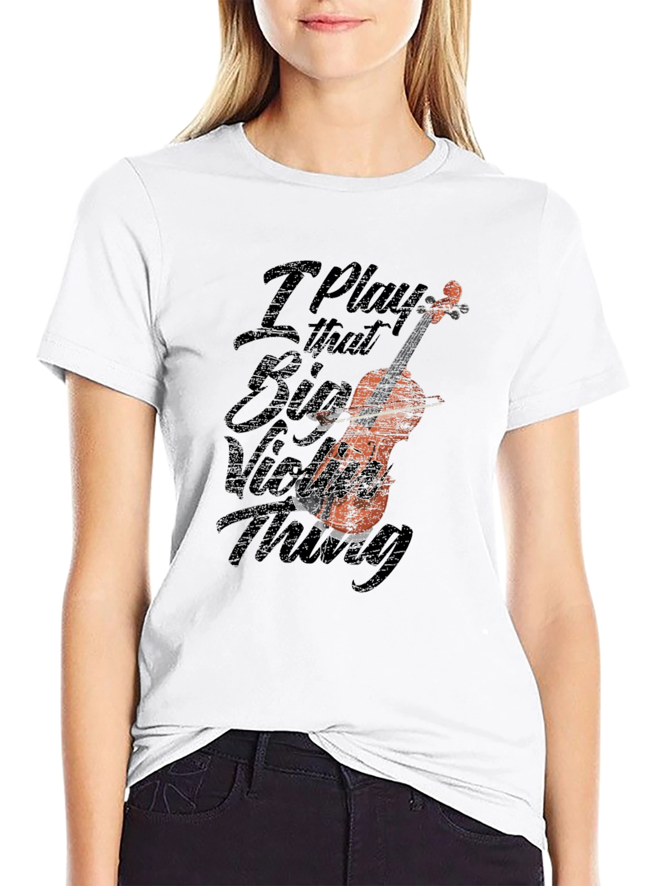 I Play That Big Violin Thing Graphic Tee