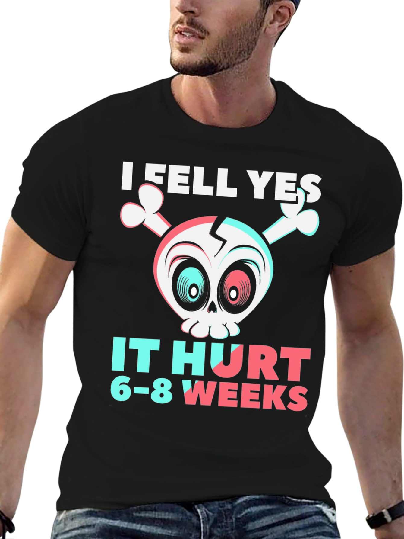 I Fell Yes Broken Bones Humor T-Shirt