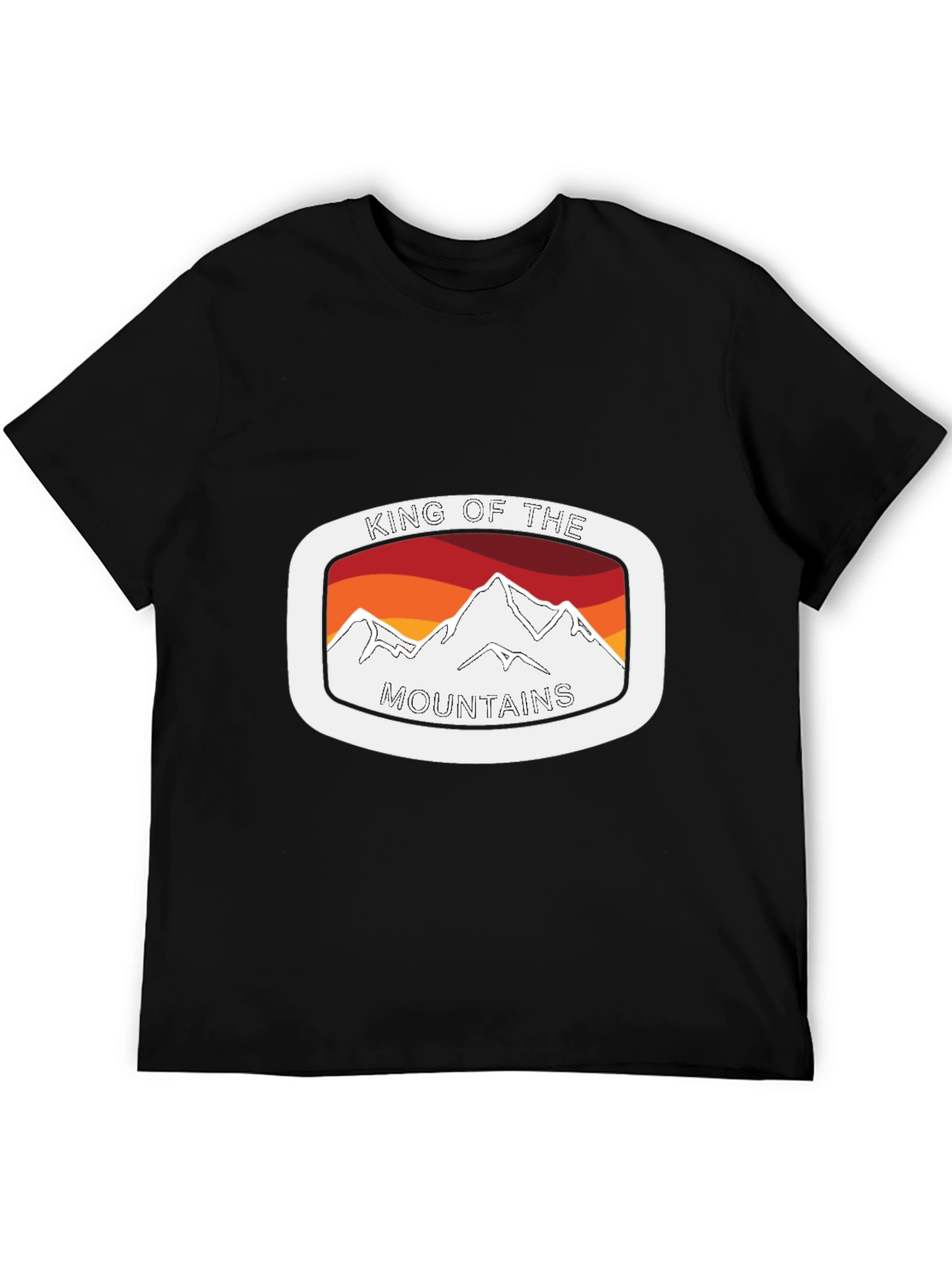 King of the Mountains Graphic Tee - Black
