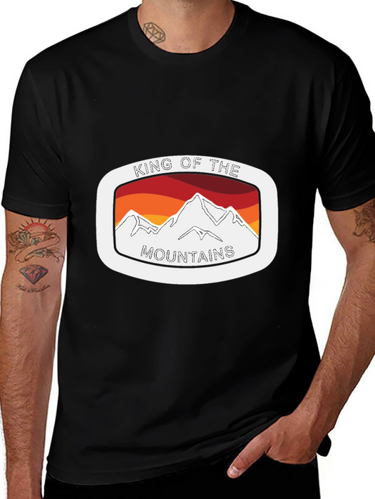 King of the Mountains Graphic Tee - Black