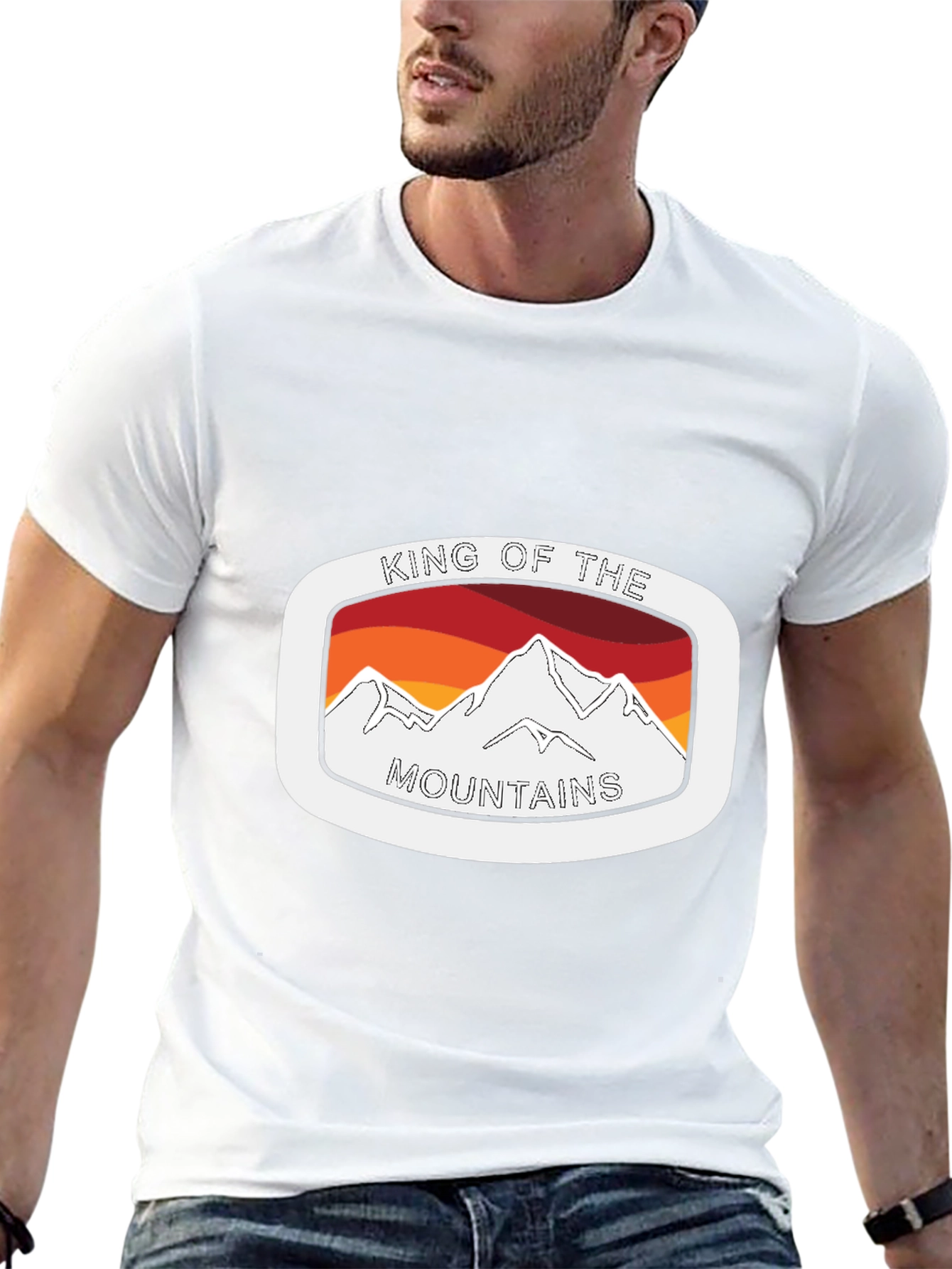 King of the Mountains Graphic Tee - Black