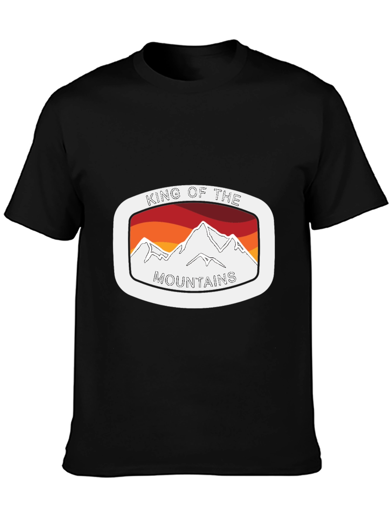 King of the Mountains Graphic Tee - Black