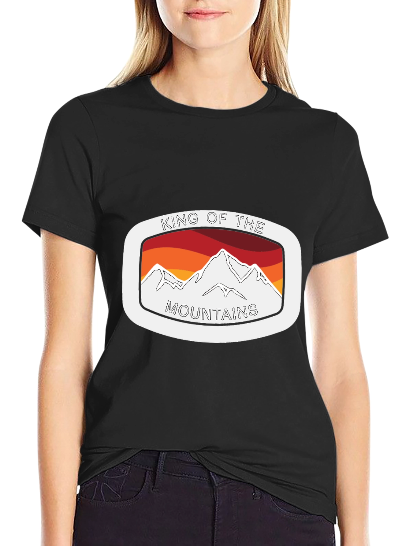 King of the Mountains Graphic Tee - Black