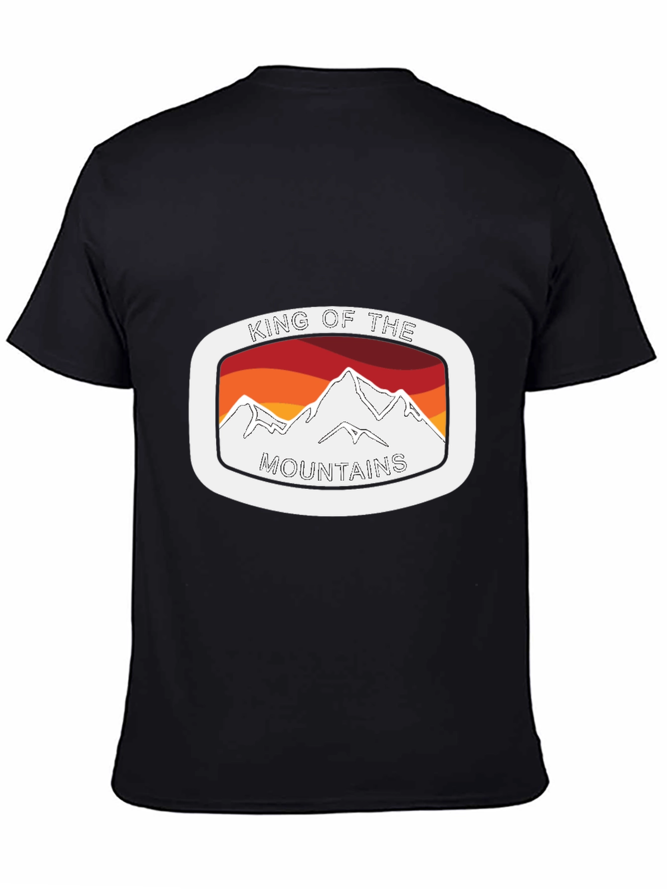 King of the Mountains Graphic Tee - Black