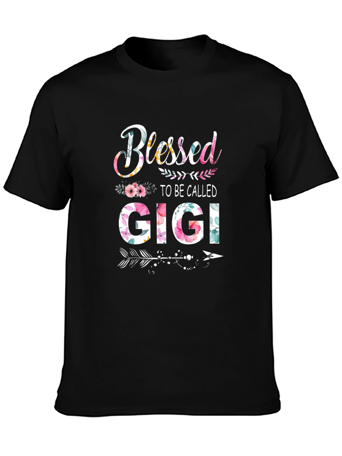 Blessed to be Called GiGi Floral T-Shirt