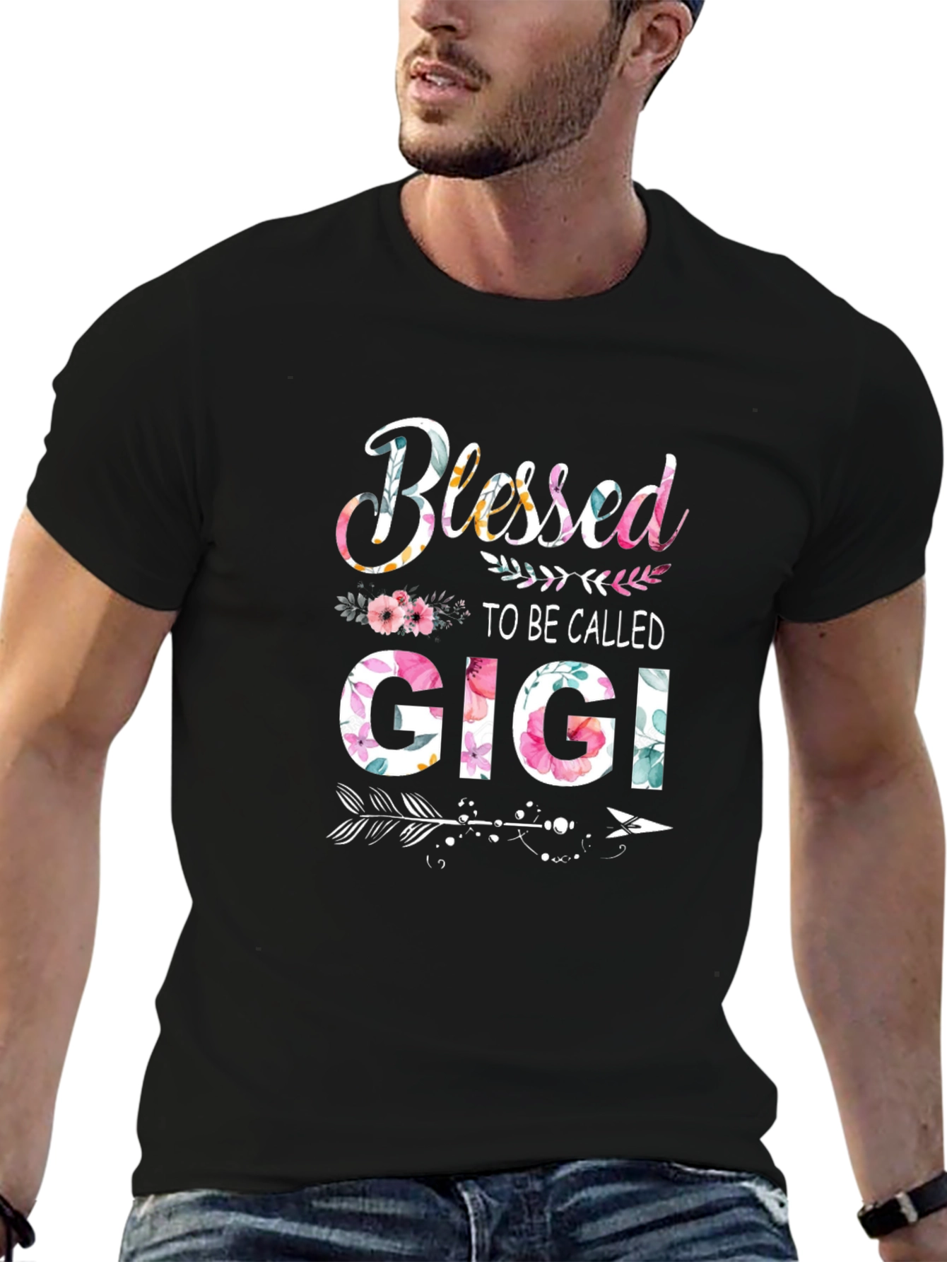 Blessed to be Called GiGi Floral T-Shirt