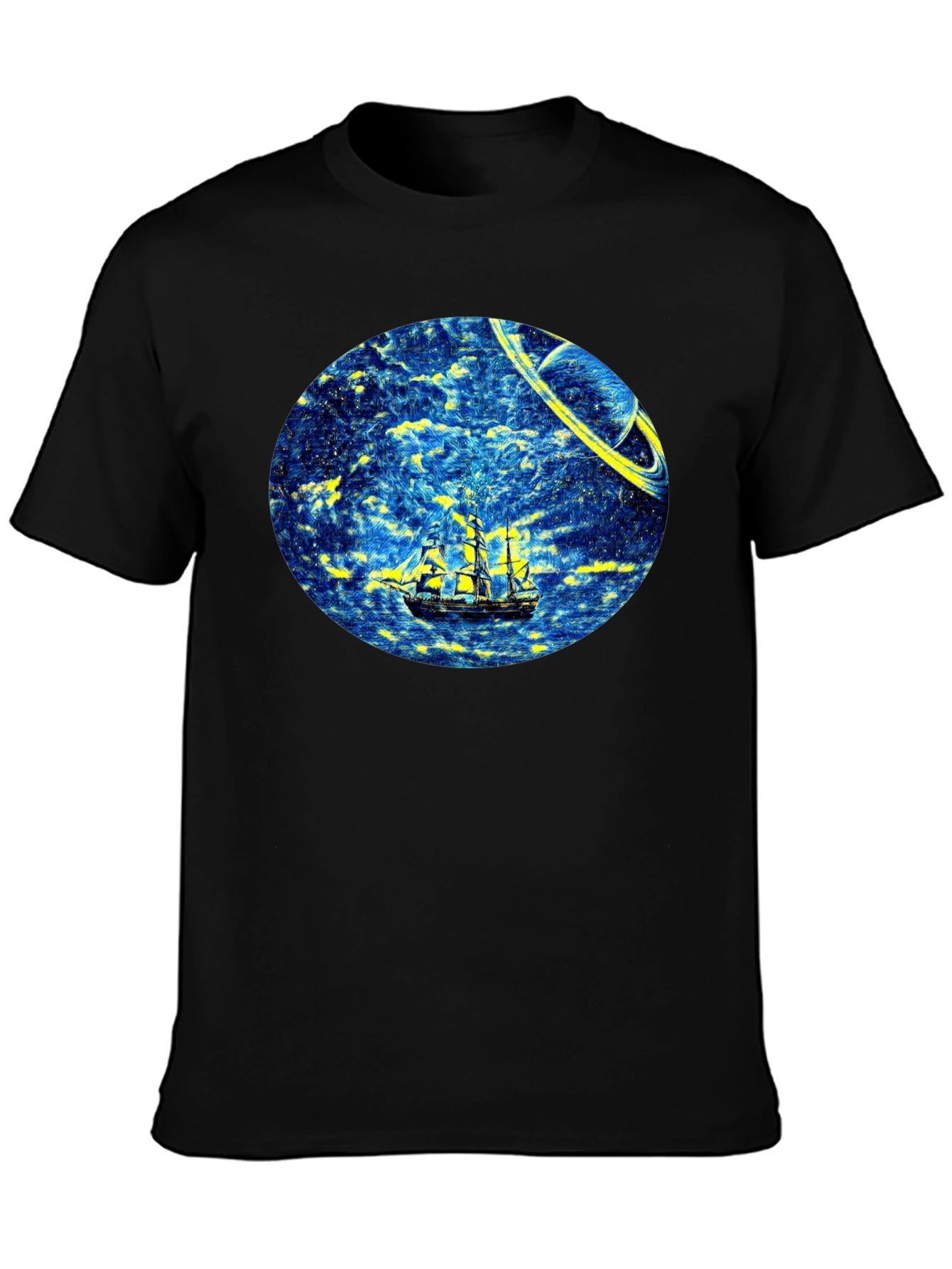 Space Sailing T-Shirt - Unique Graphic Tee