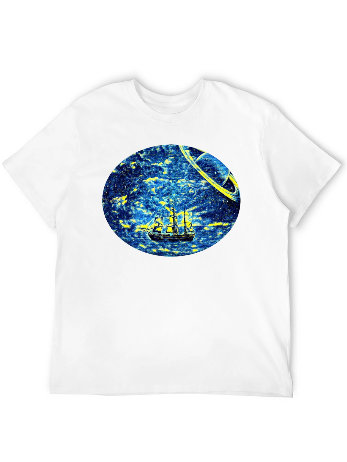 Space Sailing T-Shirt - Unique Graphic Tee