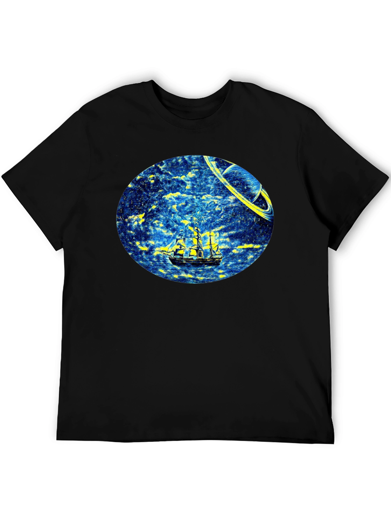Space Sailing T-Shirt - Unique Graphic Tee