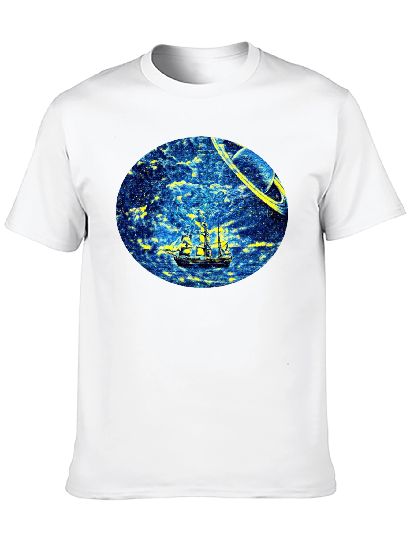 Space Sailing T-Shirt - Unique Graphic Tee