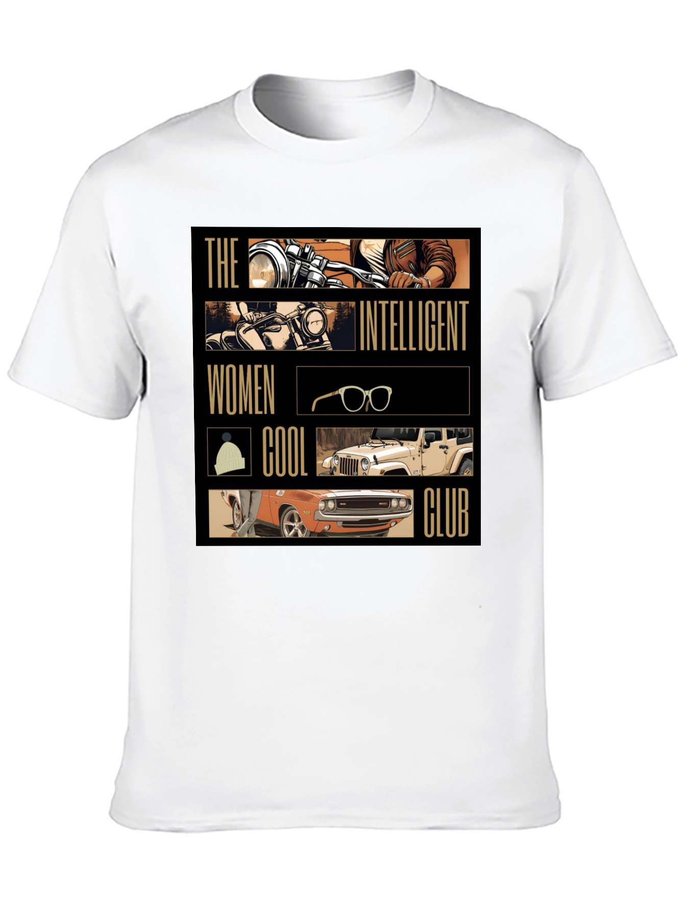 Intelligent Women Cool Club Black T-Shirt