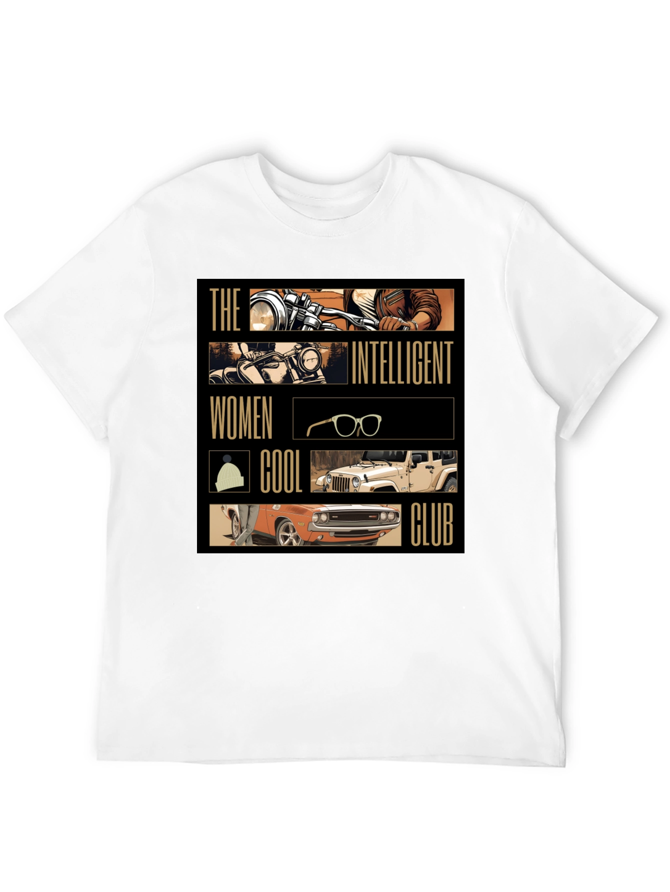 Intelligent Women Cool Club Black T-Shirt