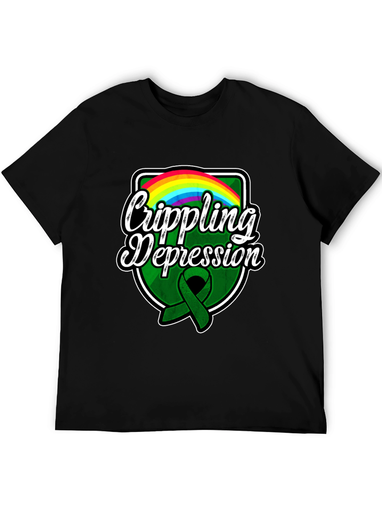 Crippling Depression Awareness Graphic T-Shirt