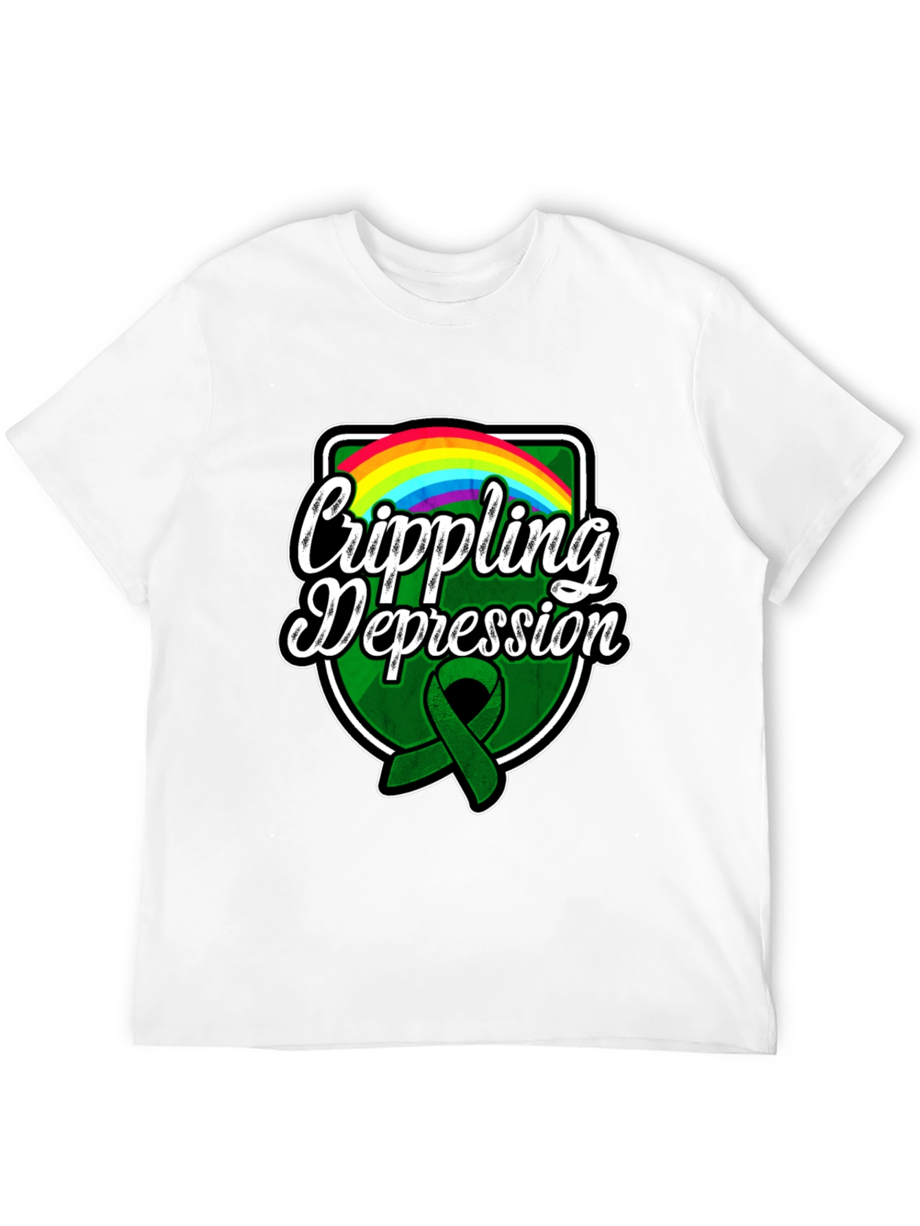 Crippling Depression Awareness Graphic T-Shirt