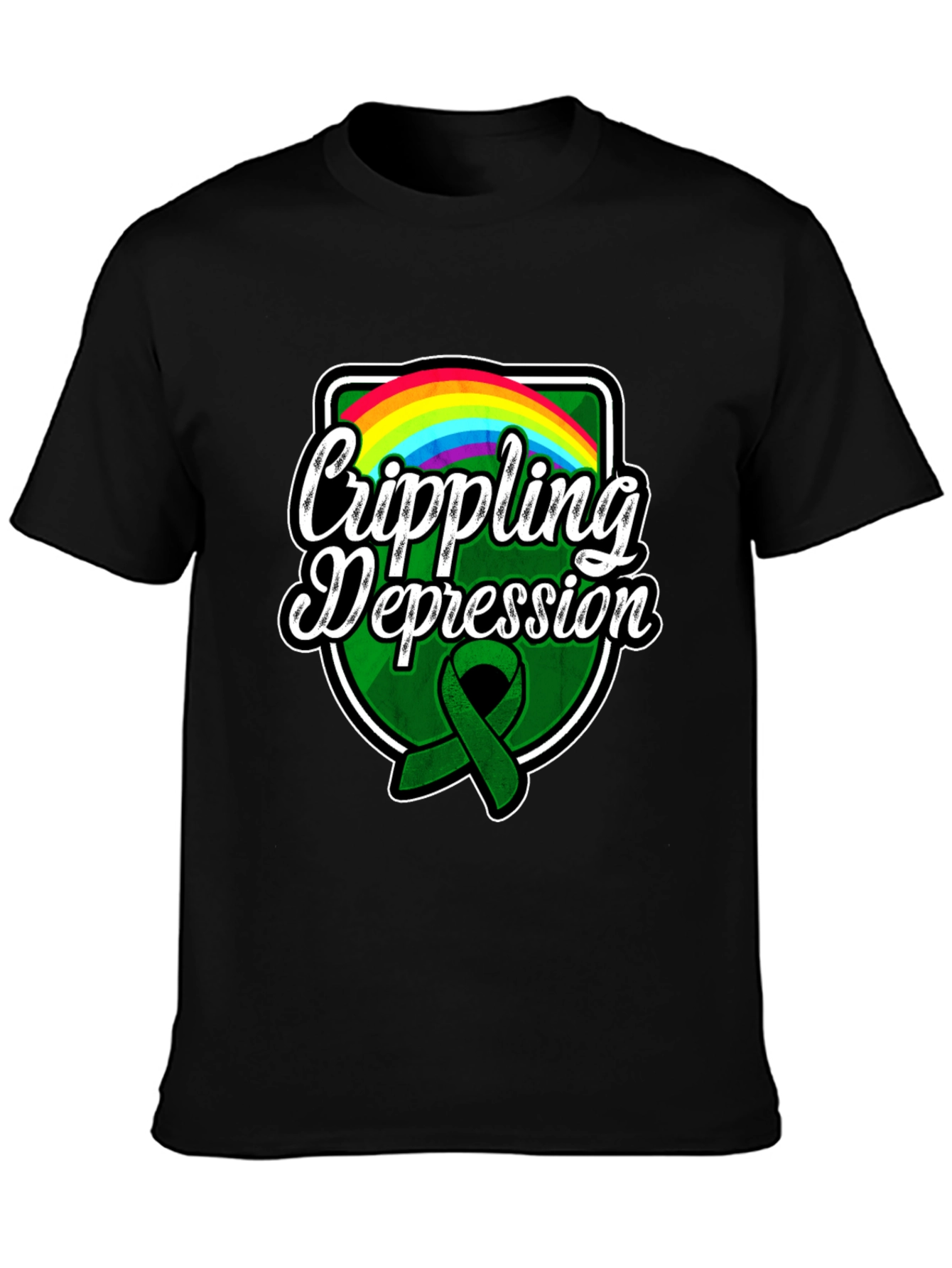 Crippling Depression Awareness Graphic T-Shirt