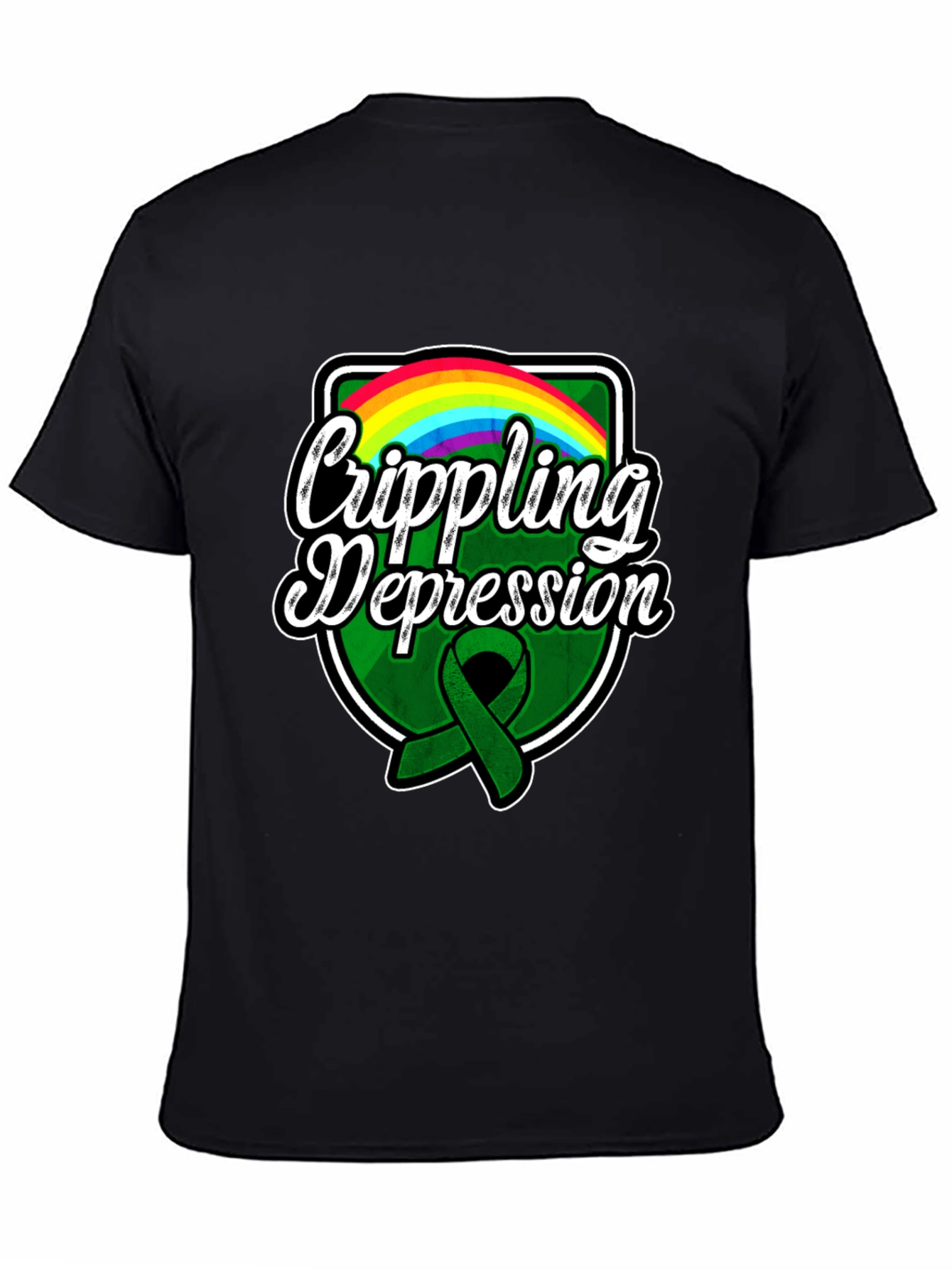 Crippling Depression Awareness Graphic T-Shirt